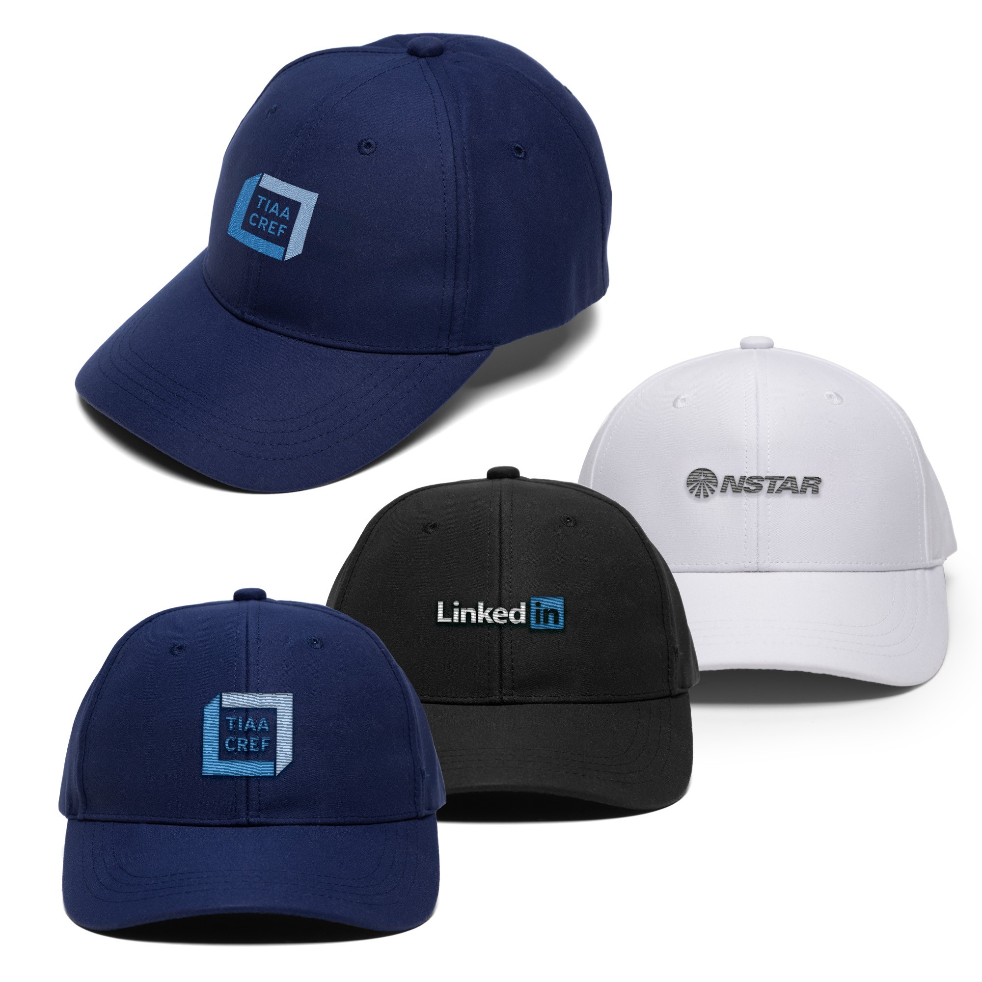 Picture of Poly Strapback Baseball Cap (QuickShip - 3-4 Weeks)