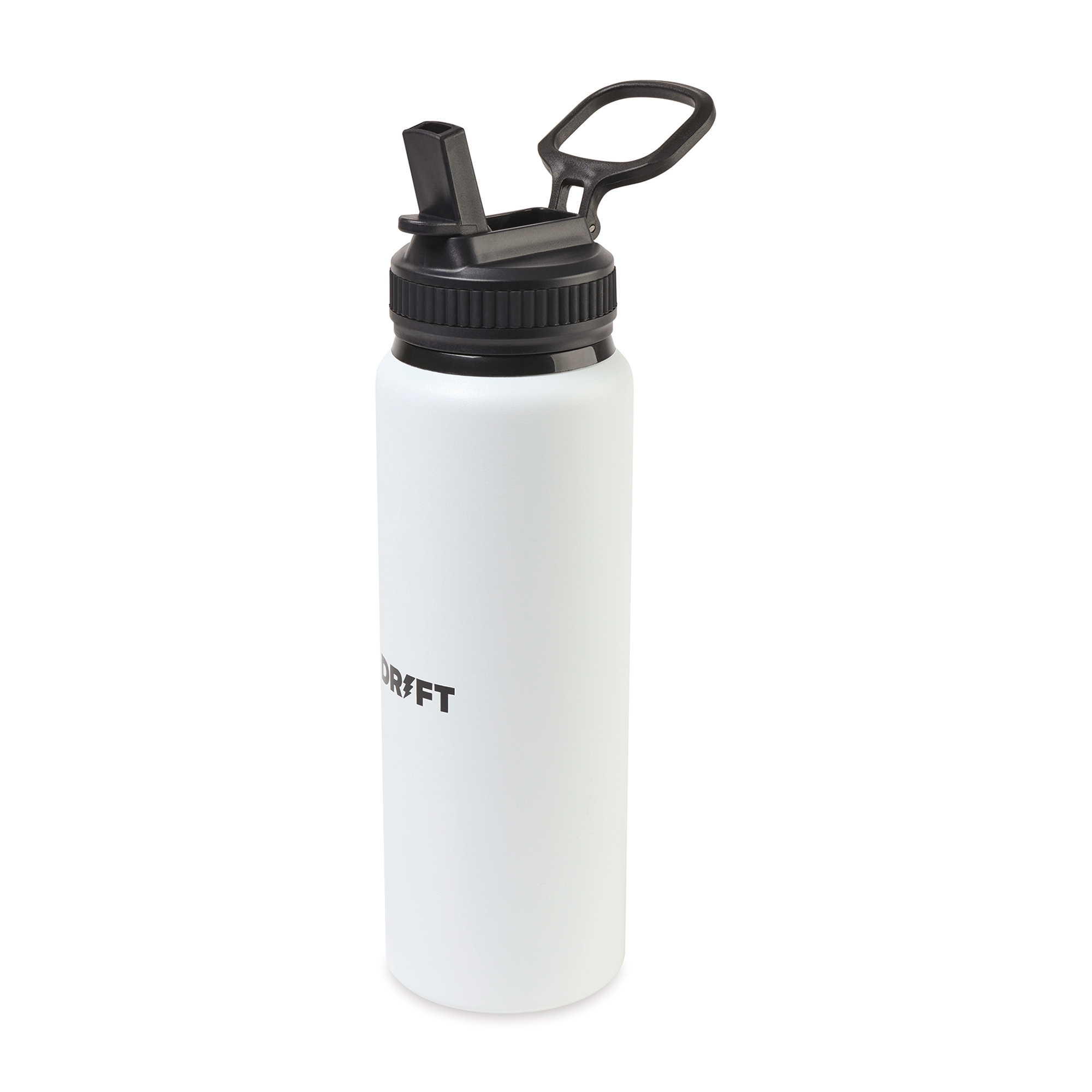 Picture of Jett Aluminum Straw Lid Hydration Bottle - 32 Oz. - White