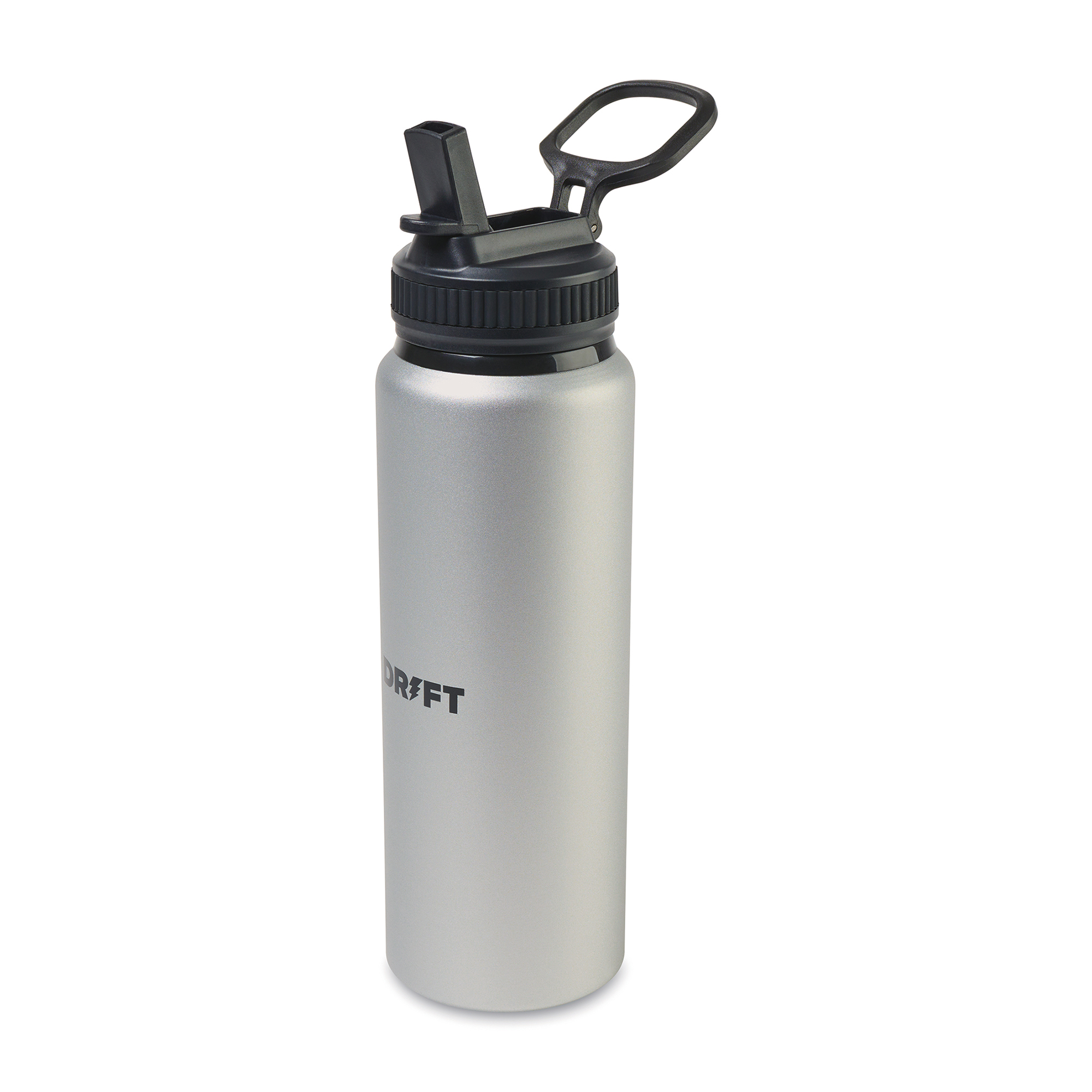 Picture of Jett Aluminum Straw Lid Hydration Bottle - 32 Oz. - Silver