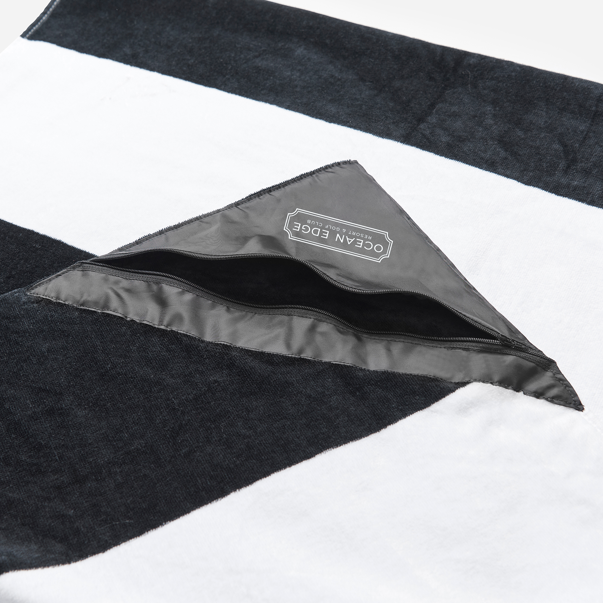 Picture of Slowtide Pocket Beach Towel - Porto Black