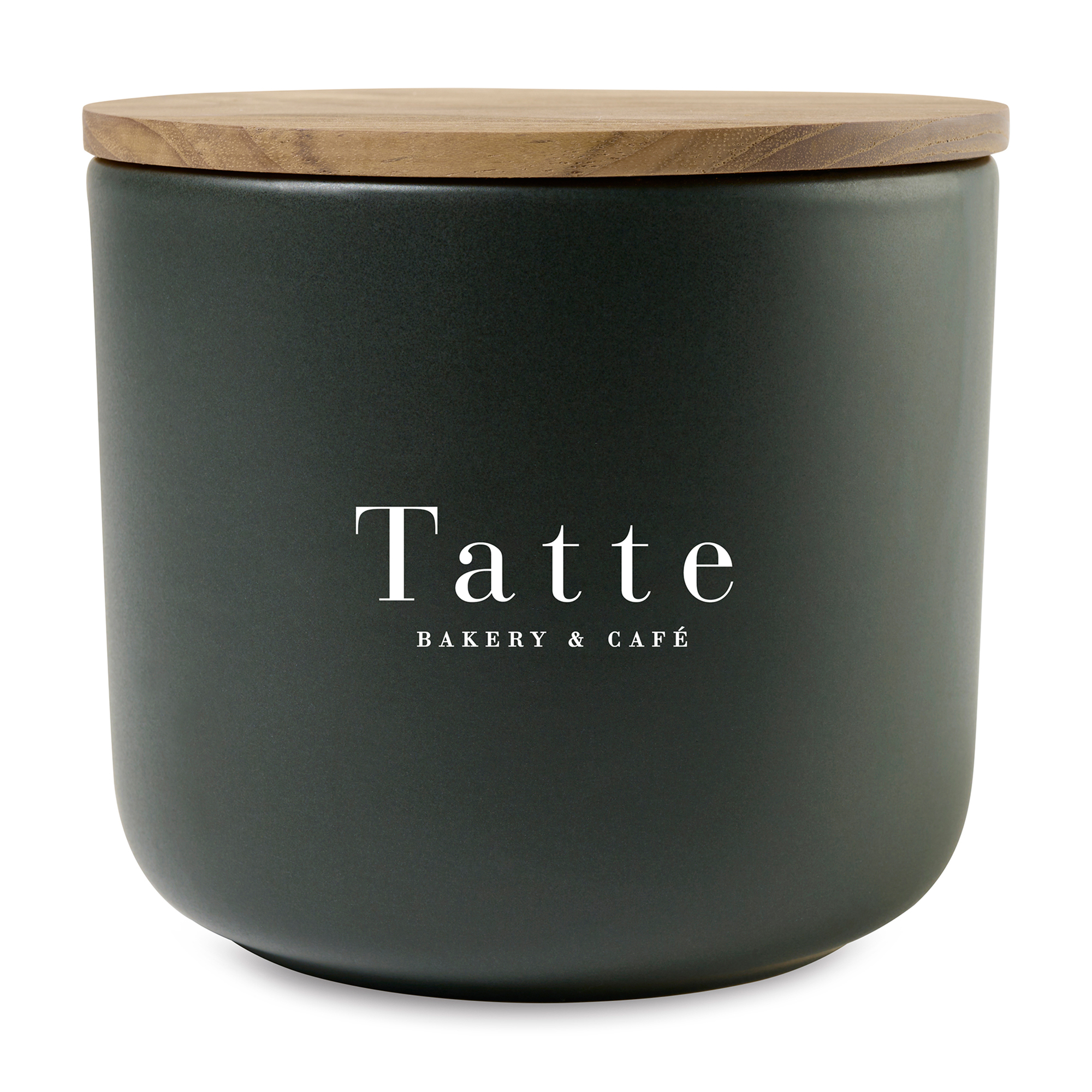 Picture of Be Home Brampton Stoneware Container - Large - Black