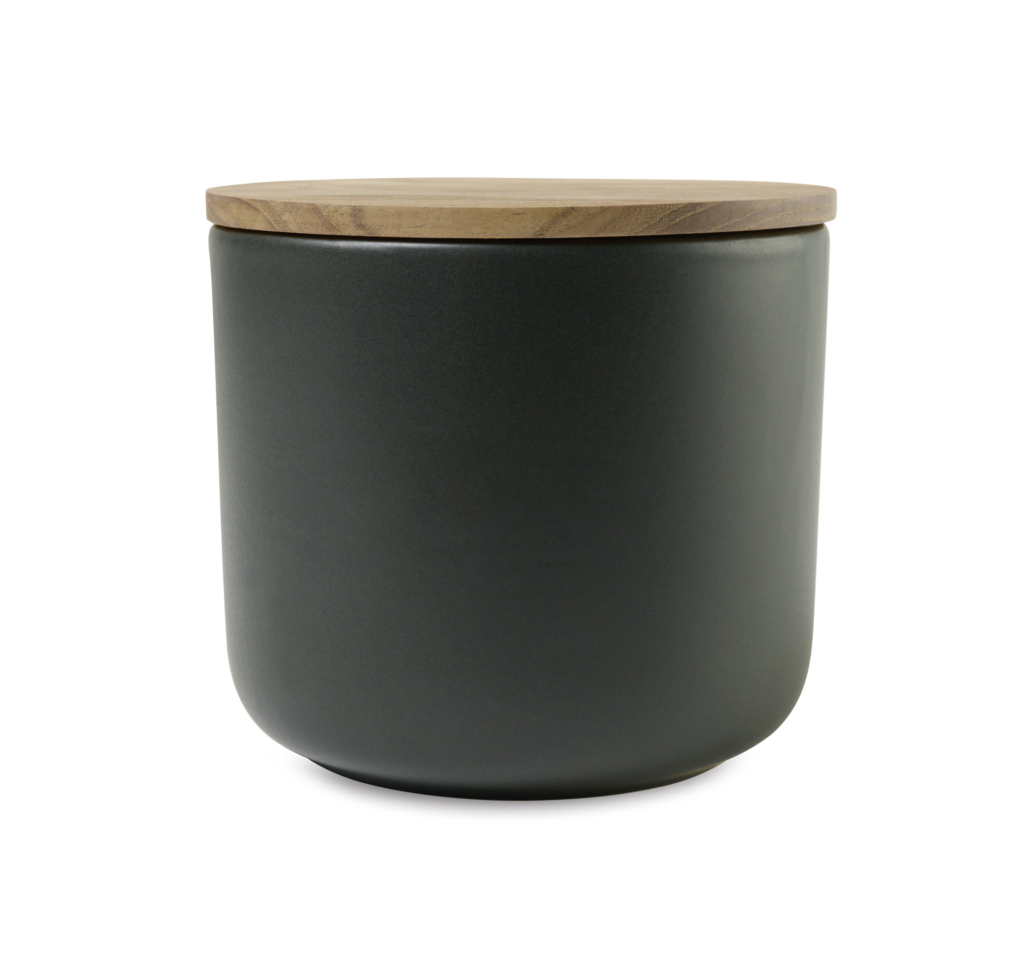 Picture of Be Home Brampton Stoneware Container - Large - Black