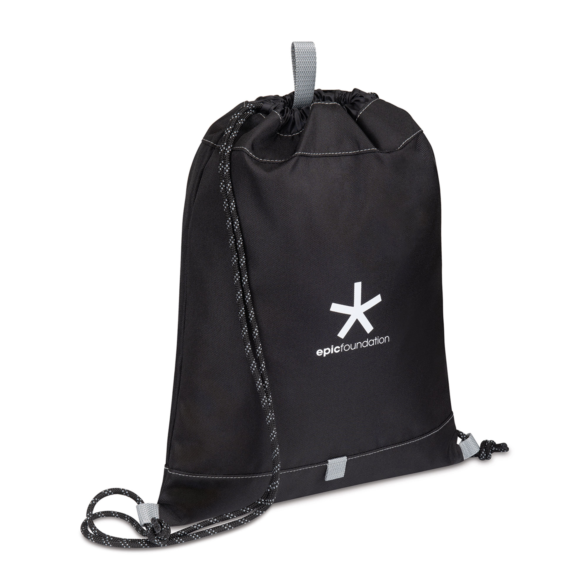 Picture of Repeat Recycled rPET Cinchpack - Medium Grey