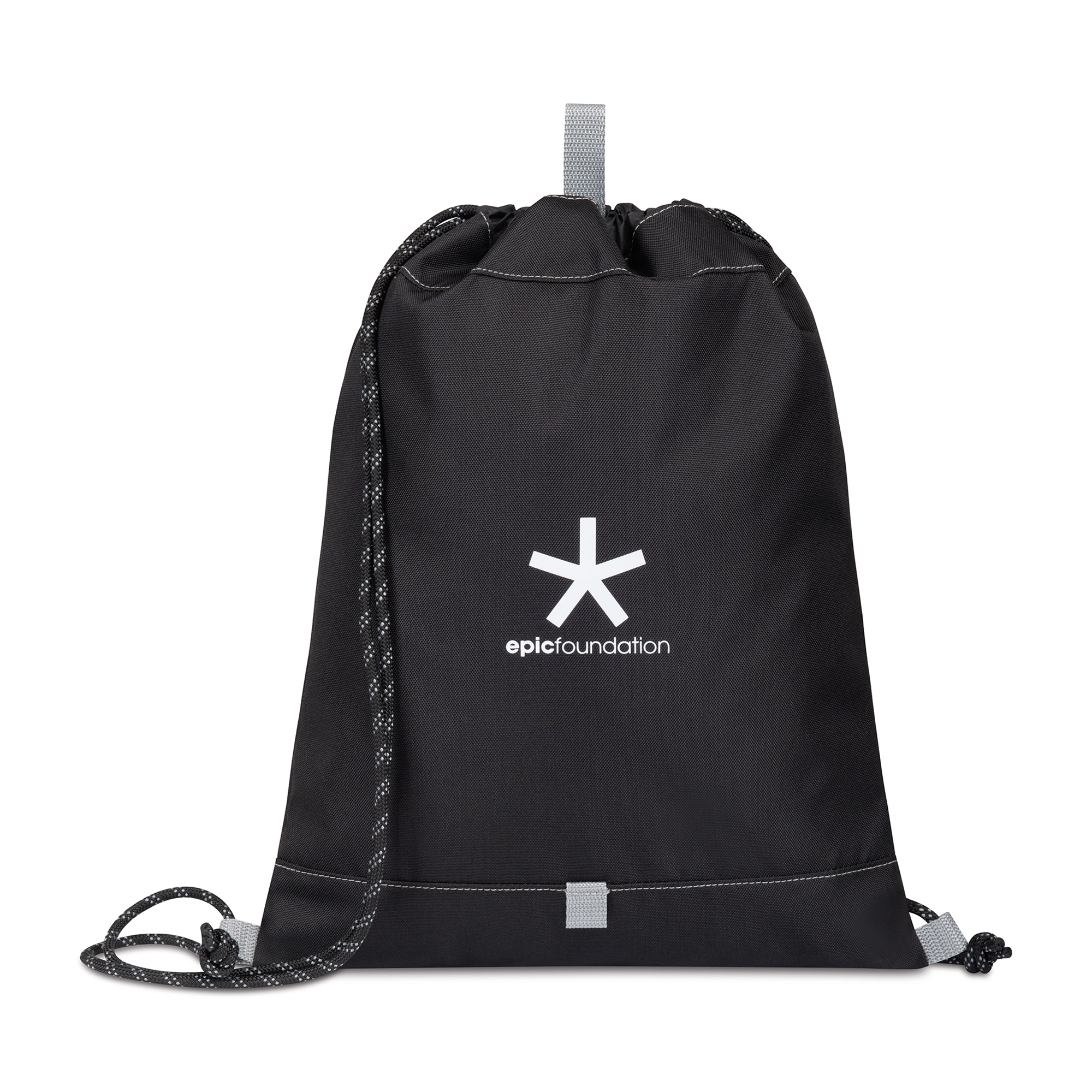 Picture of Repeat Recycled rPET Cinchpack - Medium Grey