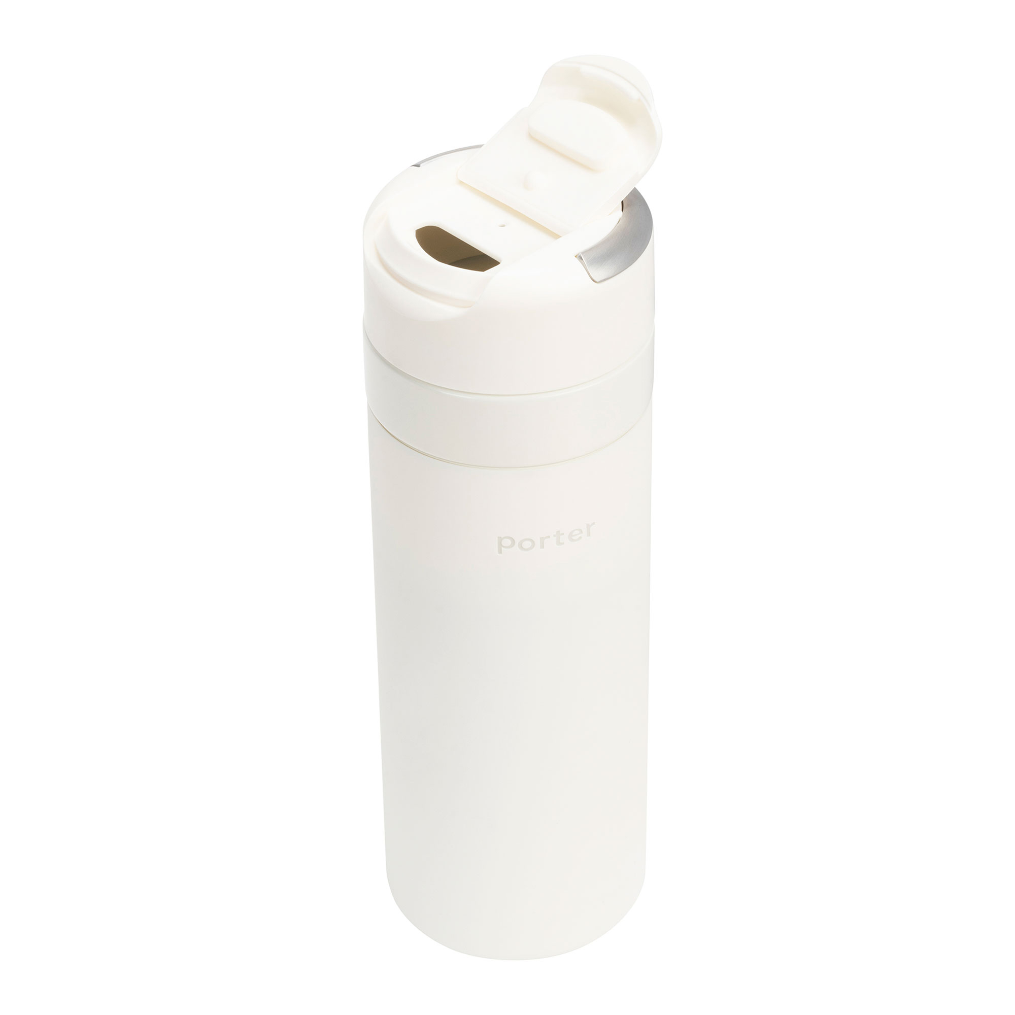 Picture of W&P Drink Through Insulated Ceramic Bottle -20 oz - Cream