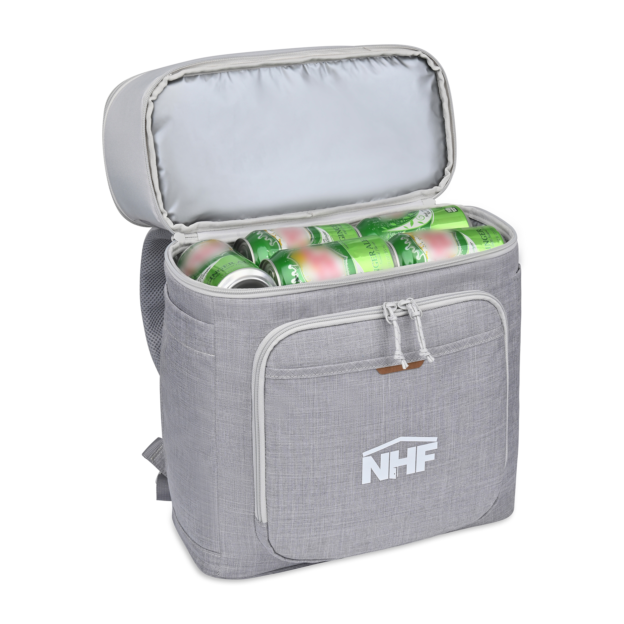Picture of Parkview Recycled rPETBackpack Cooler - Greystone