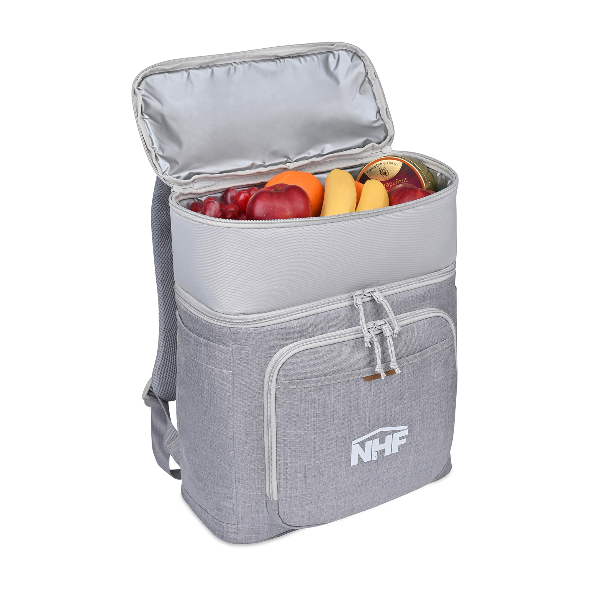 Picture of Parkview Recycled rPETBackpack Cooler - Greystone