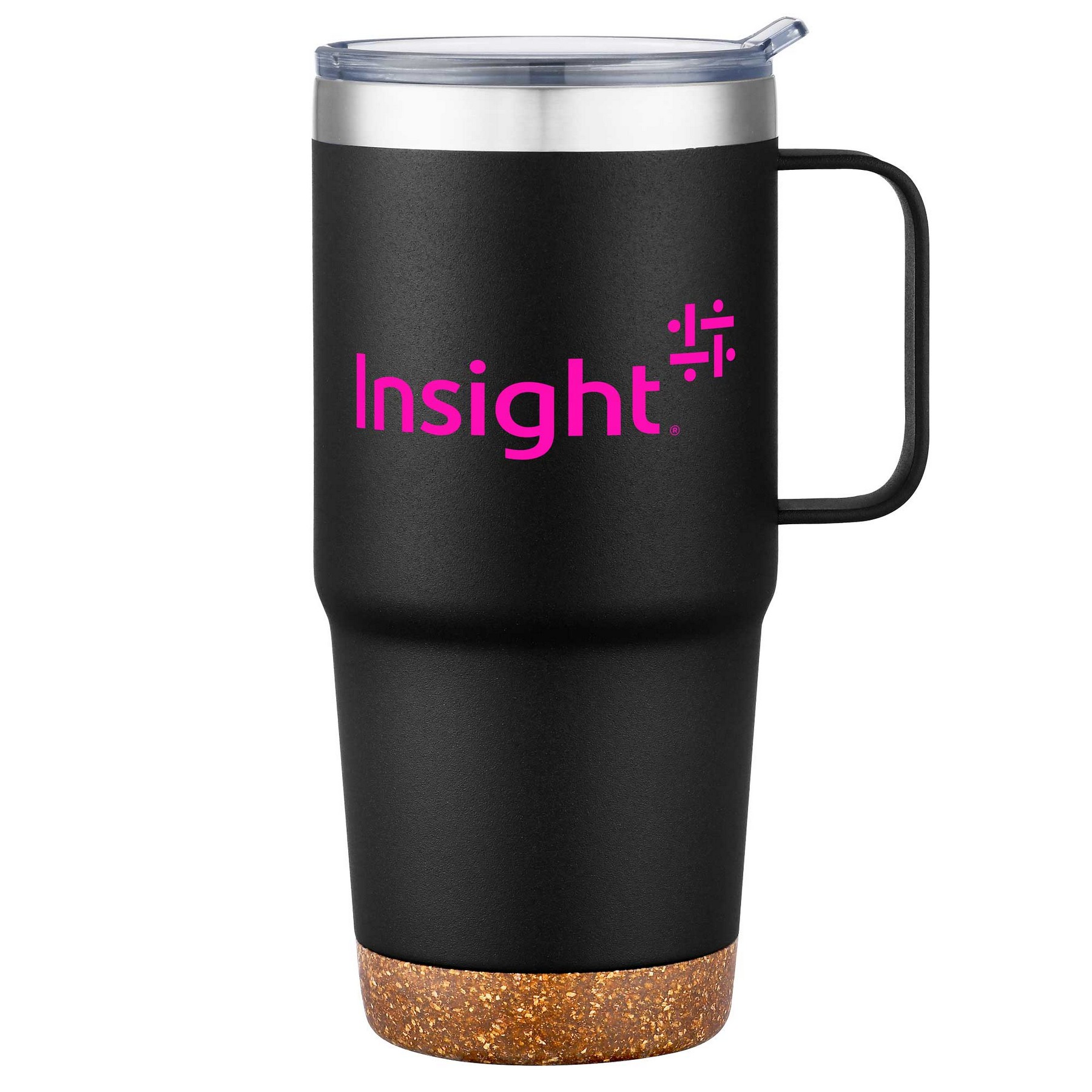 Picture of 24oz. SS Travel Mug with Cork Base and Handle