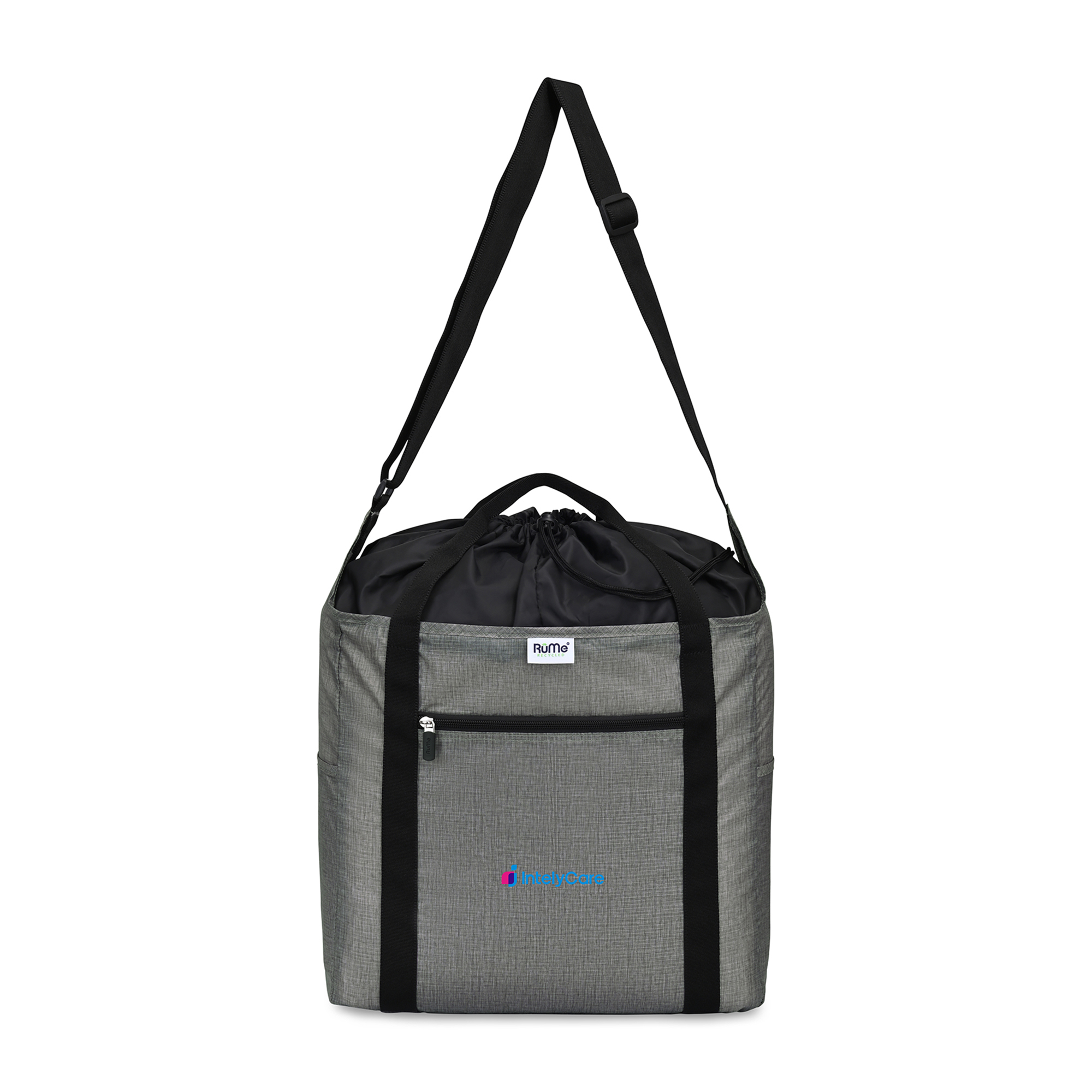 Picture of RuMe Recycled Ripstop rPET Cinch Tote - Heather Grey
