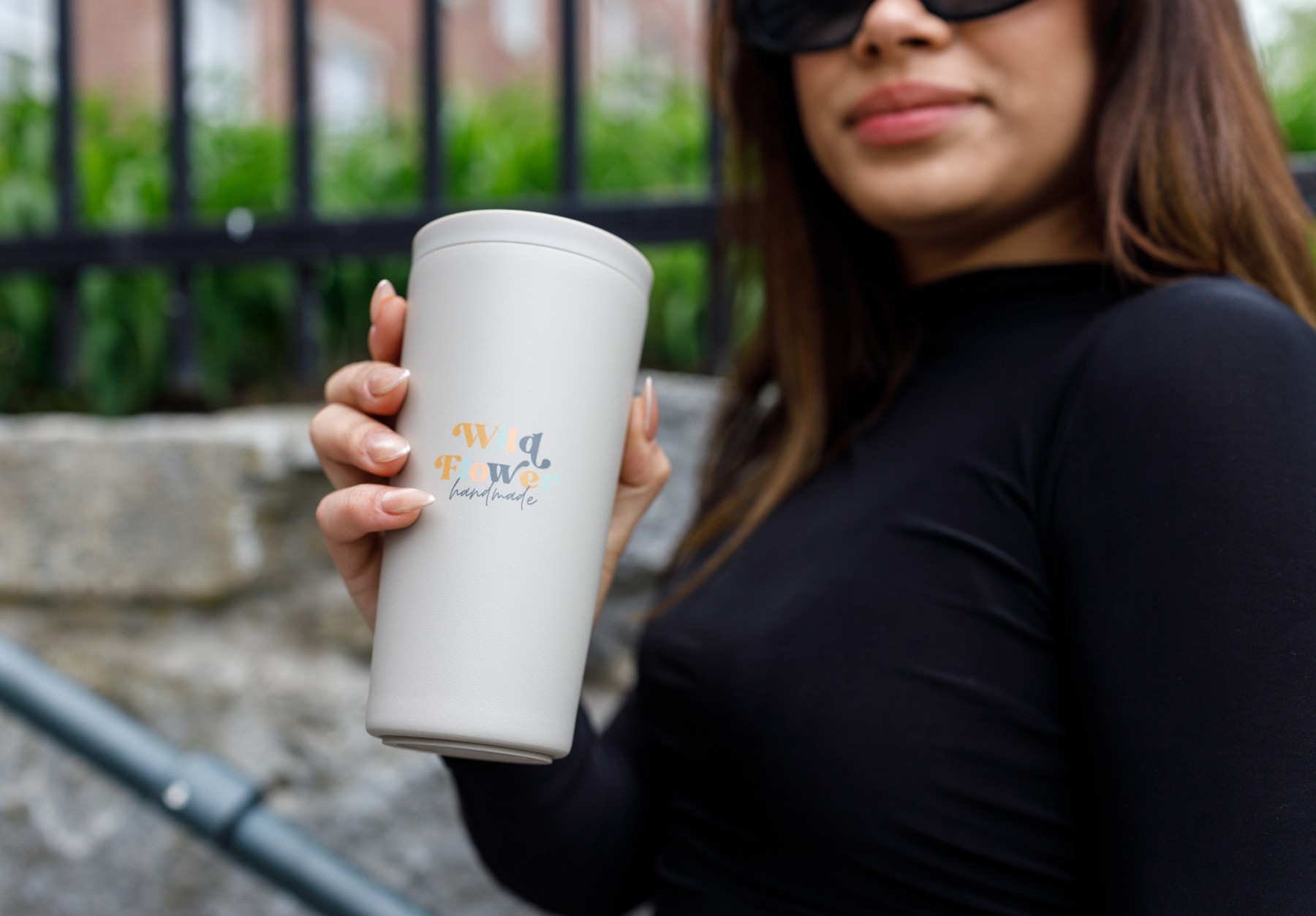 Picture of Aviana Rowan Recycled Stainless Steel Tumbler - 17 Oz. - Taupe