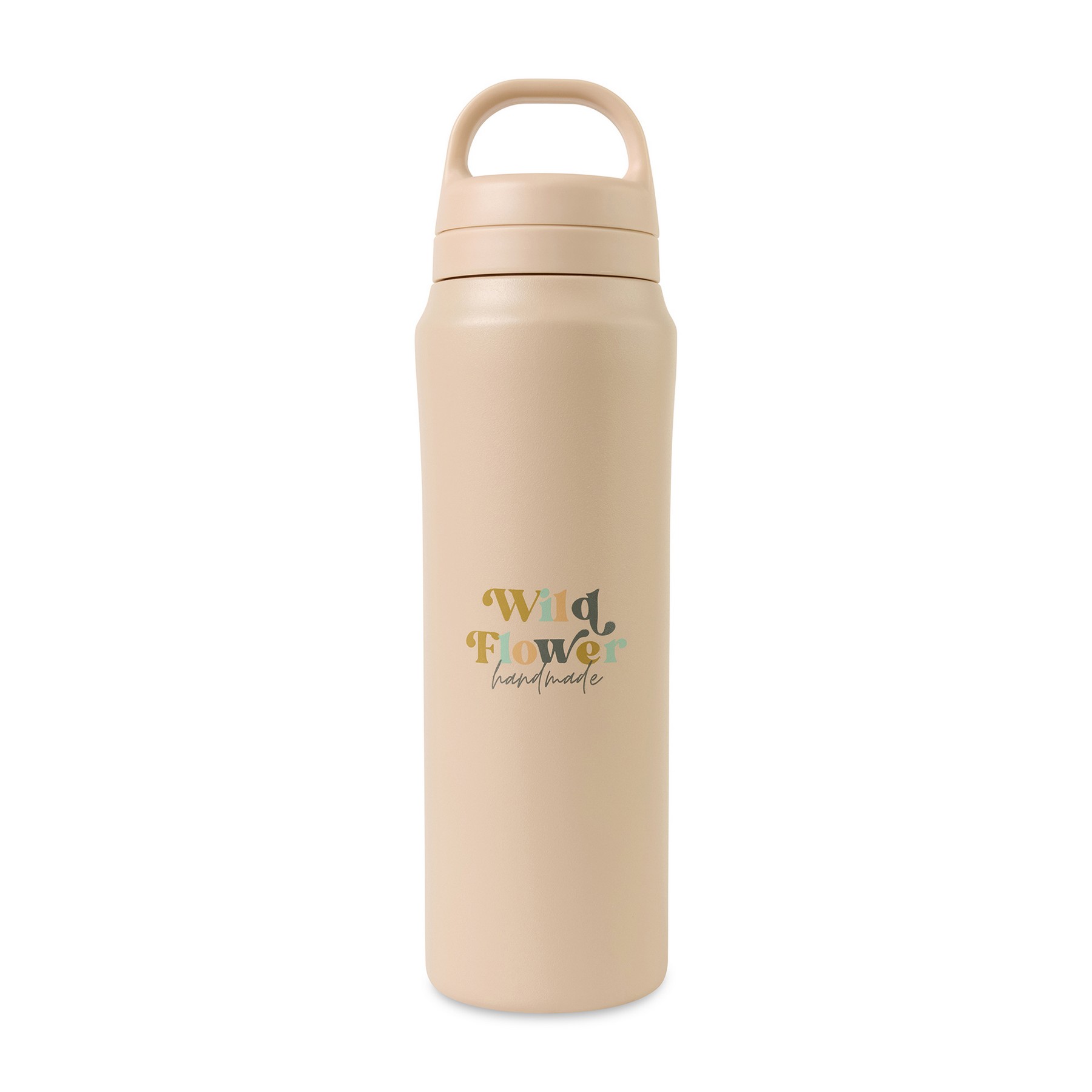 Picture of Aviana Rowan Recycled Stainless Steel Water Bottle - 16 Oz. - Light Peach
