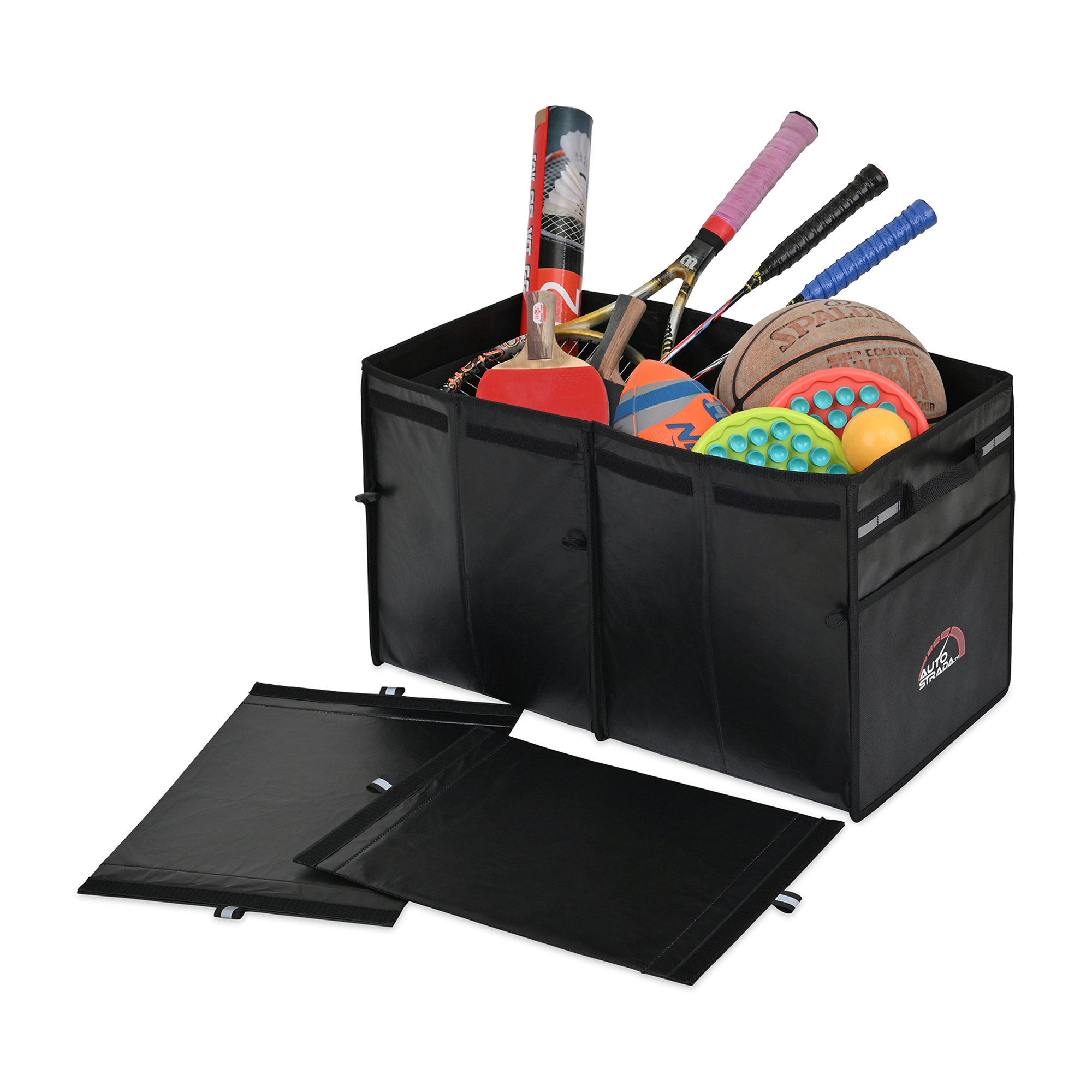 Picture of Structure Laminated Recycled Non-Woven Cargo Box with Lid - Black