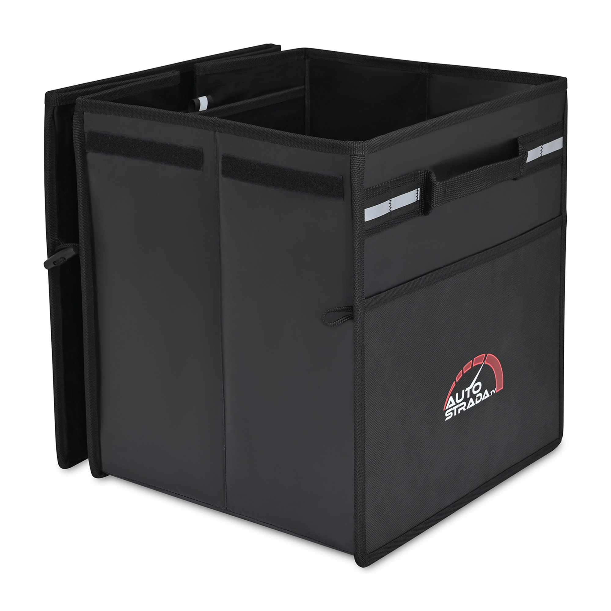 Picture of Structure Laminated Recycled Non-Woven Cargo Box with Lid - Black