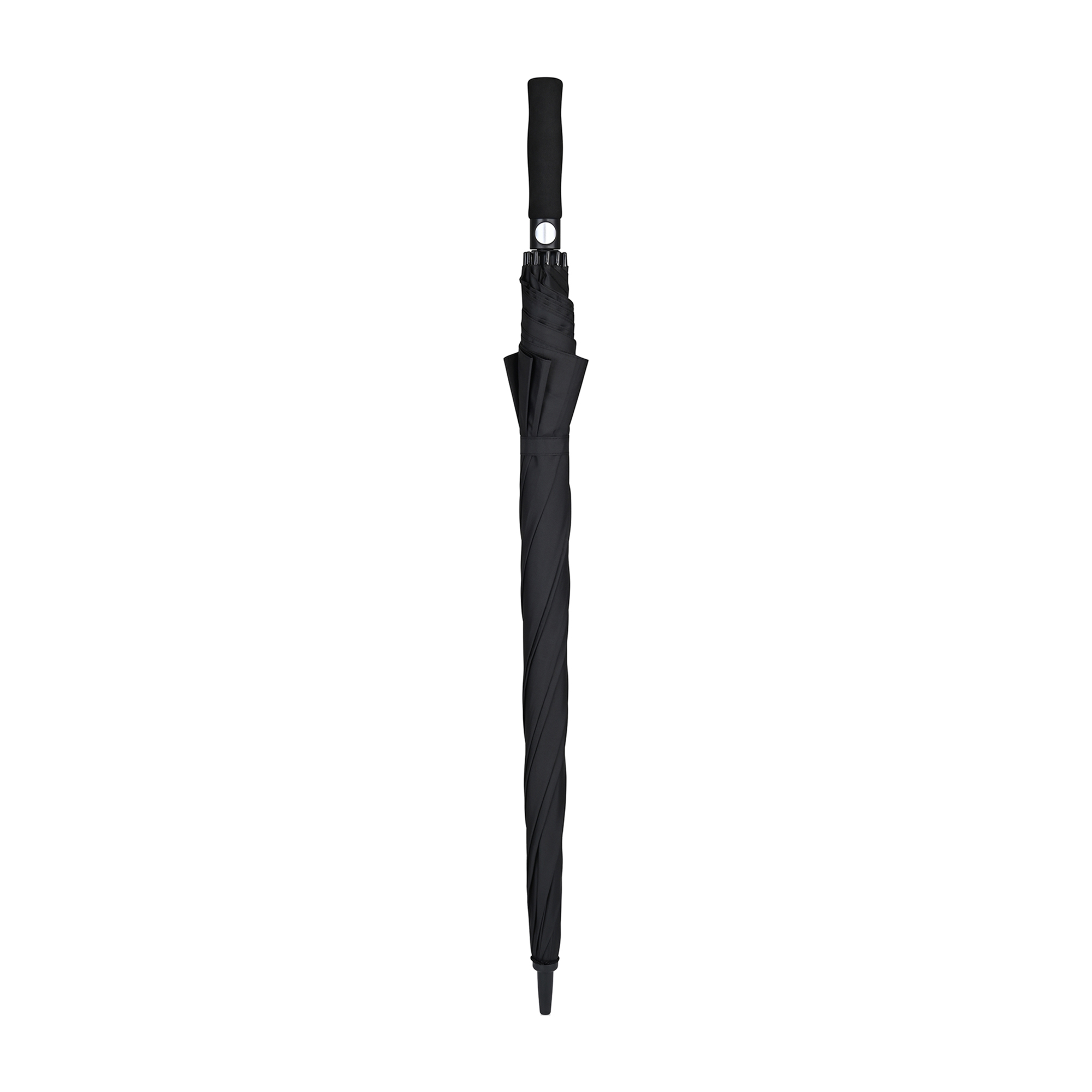 Picture of Elements 60" Recycled rPET Auto Open Golf Umbrella - Black