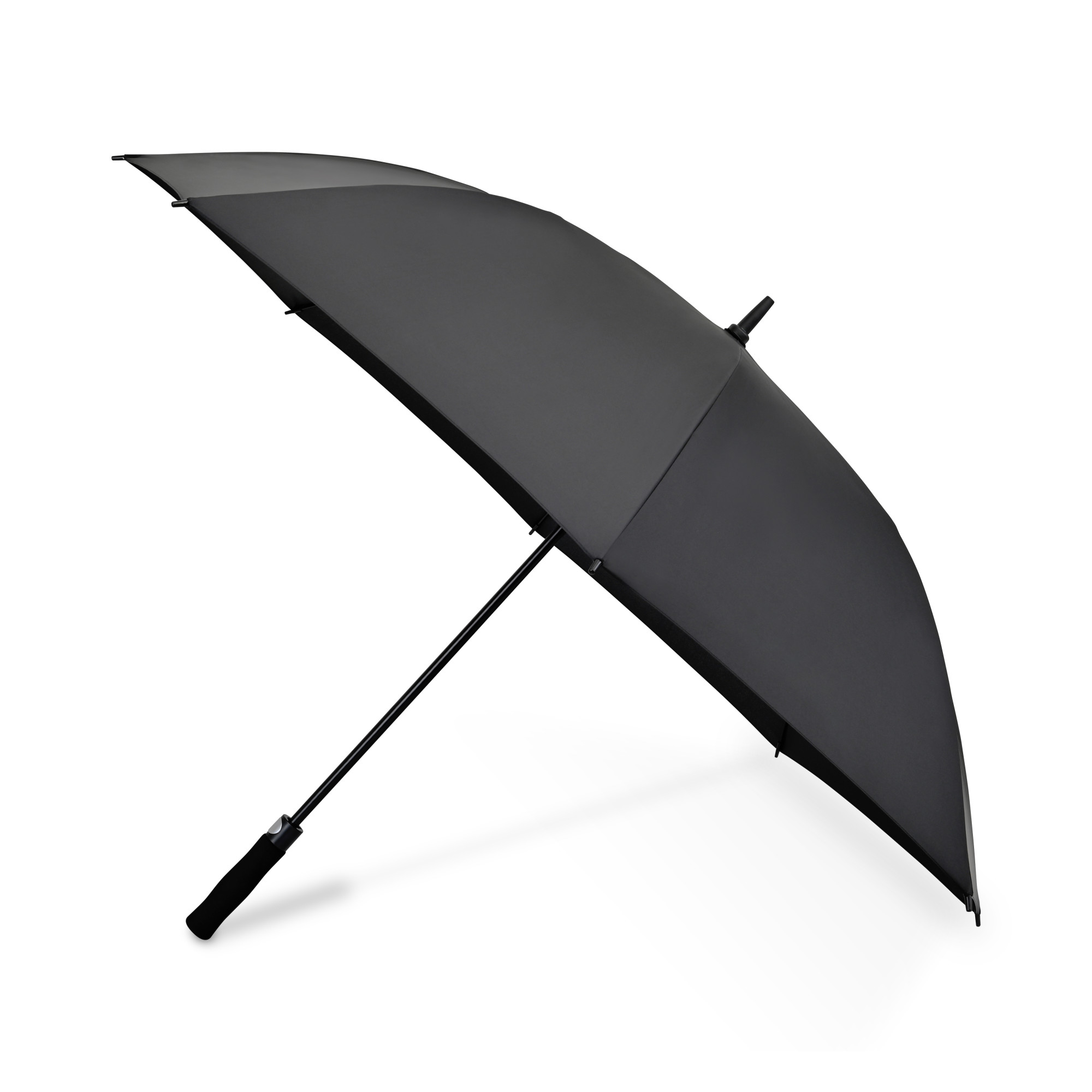 Picture of Elements 60" Recycled rPET Auto Open Golf Umbrella - Black