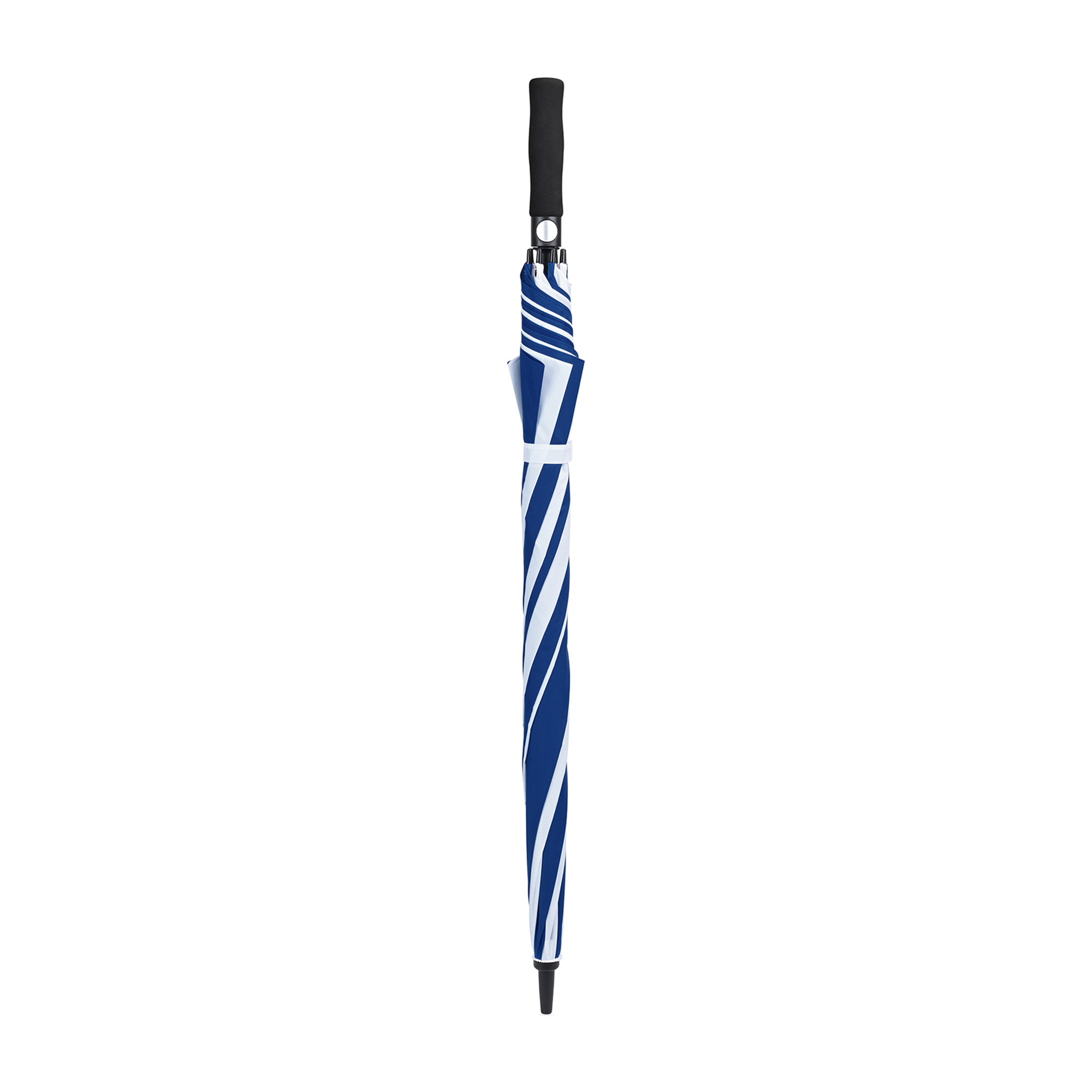 Picture of Elements 60" Recycled rPET Auto Open Golf Umbrella - Royal-White