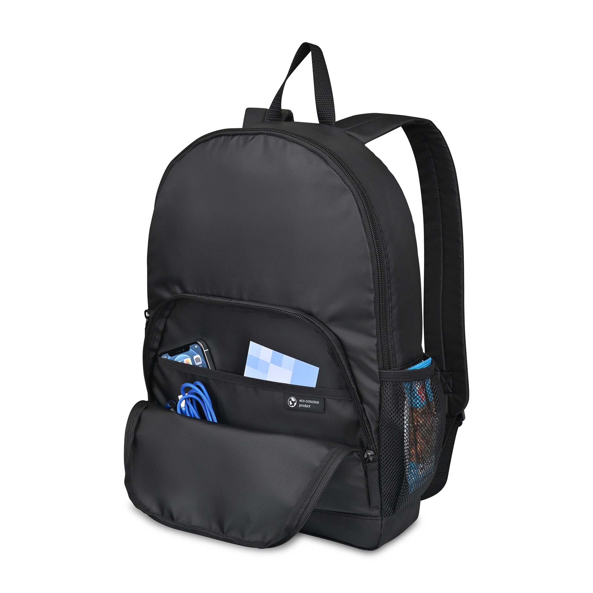 Picture of Repeat Lite Recycled rPET Backpack - Black