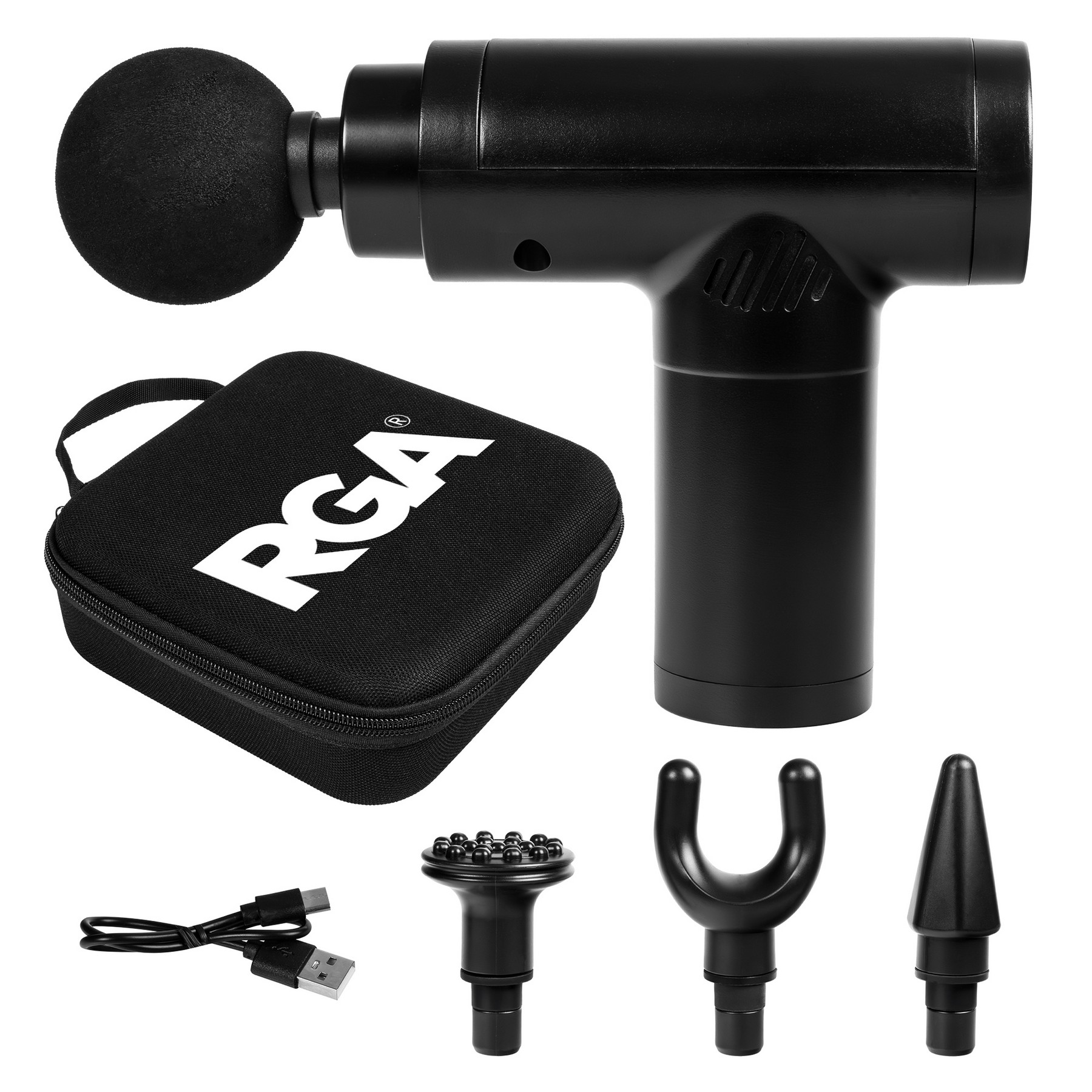 Picture of FlexRelief 4-in-1 Massage Gun with Travel Case