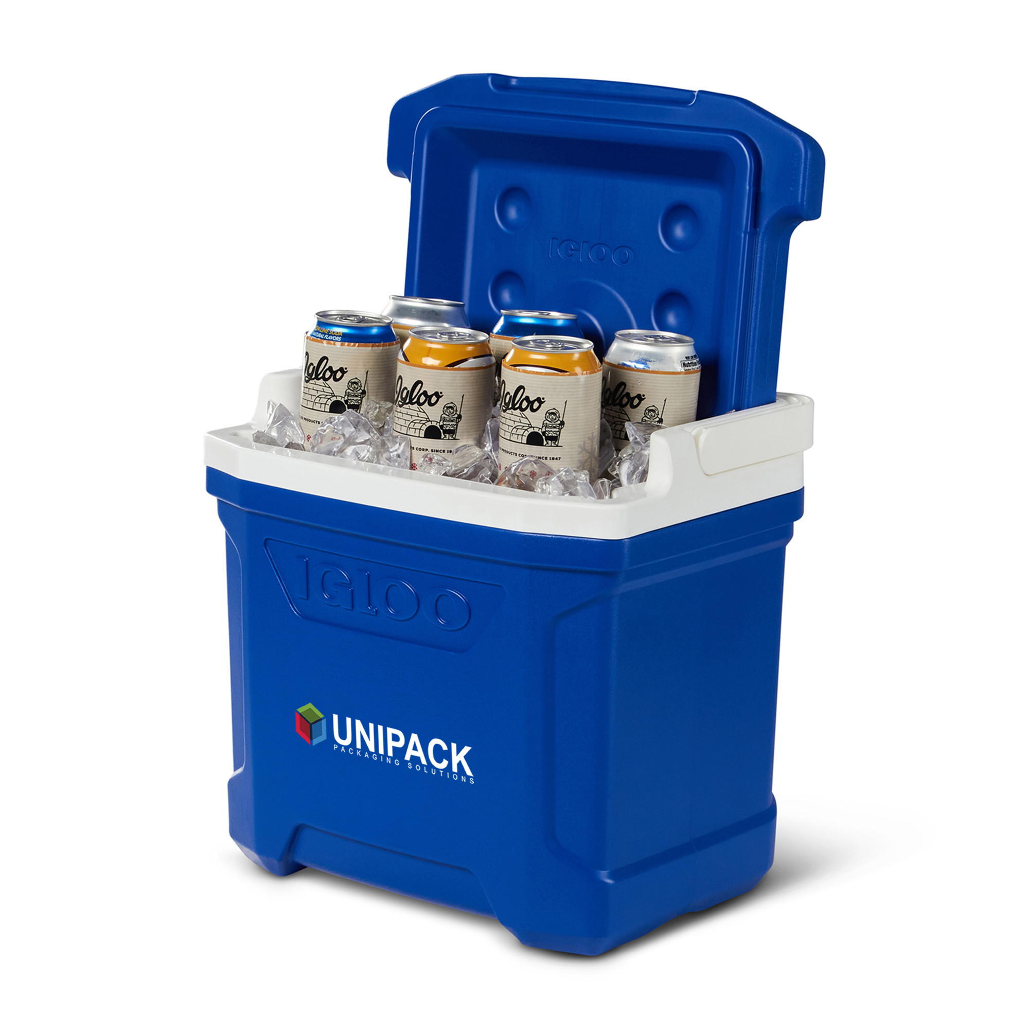 Picture of Igloo Profile II 16 Qt Cooler - White-Majestic Blue