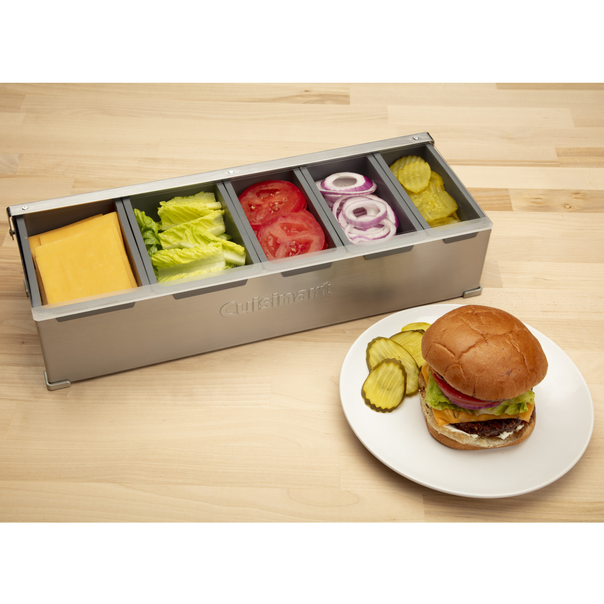 Picture of Cuisinart Outdoors Condiment and Topping Station - Stainless Steel