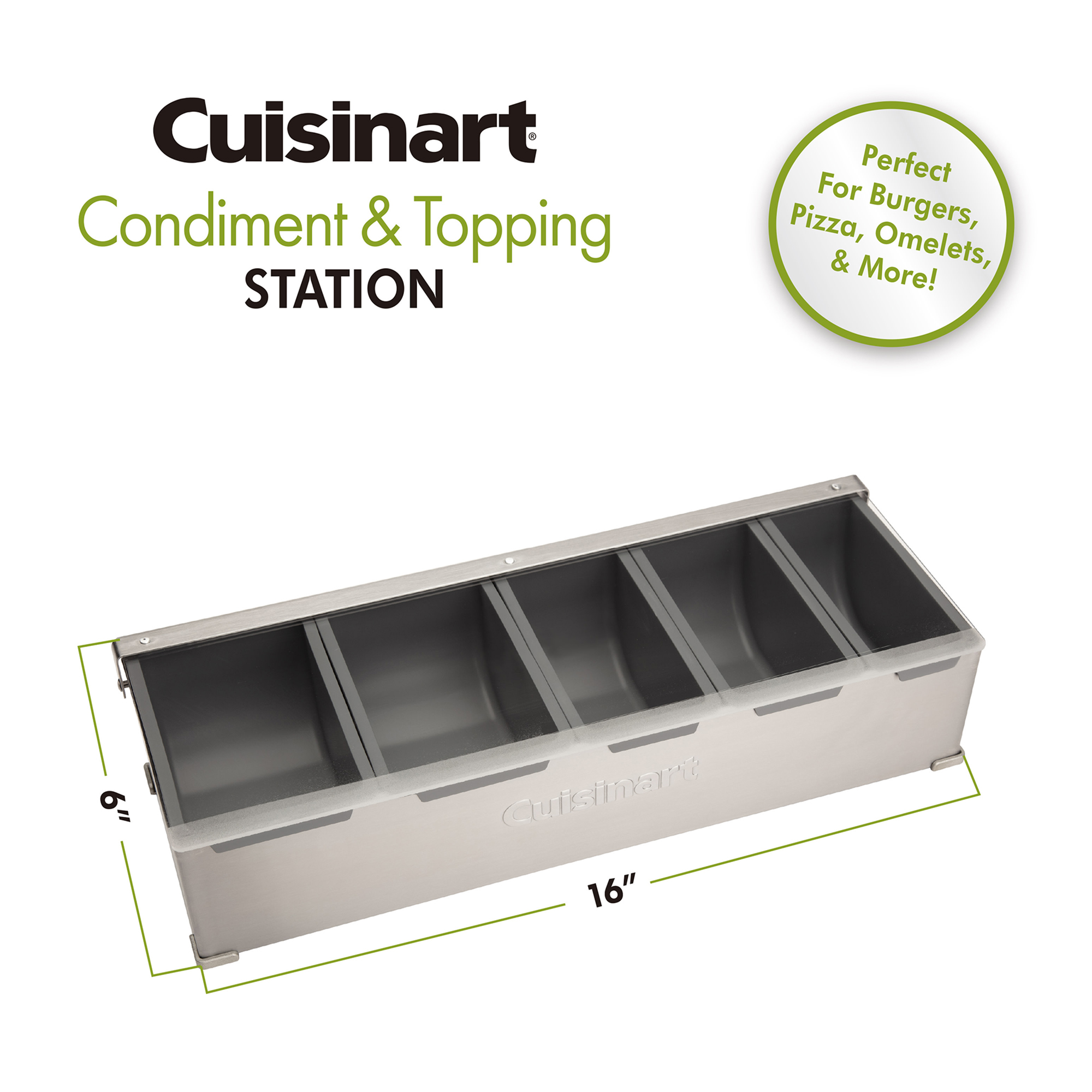 Picture of Cuisinart Outdoors Condiment and Topping Station - Stainless Steel