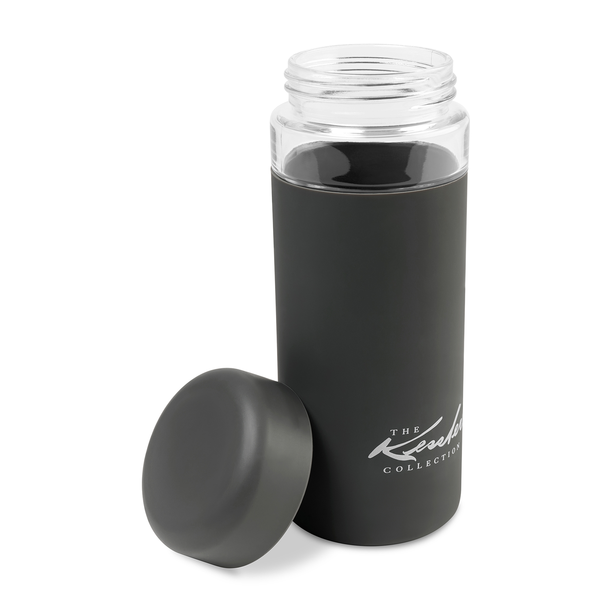 Picture of W&P Wide Mouth Glass Bottle 16 Oz. - Charcoal