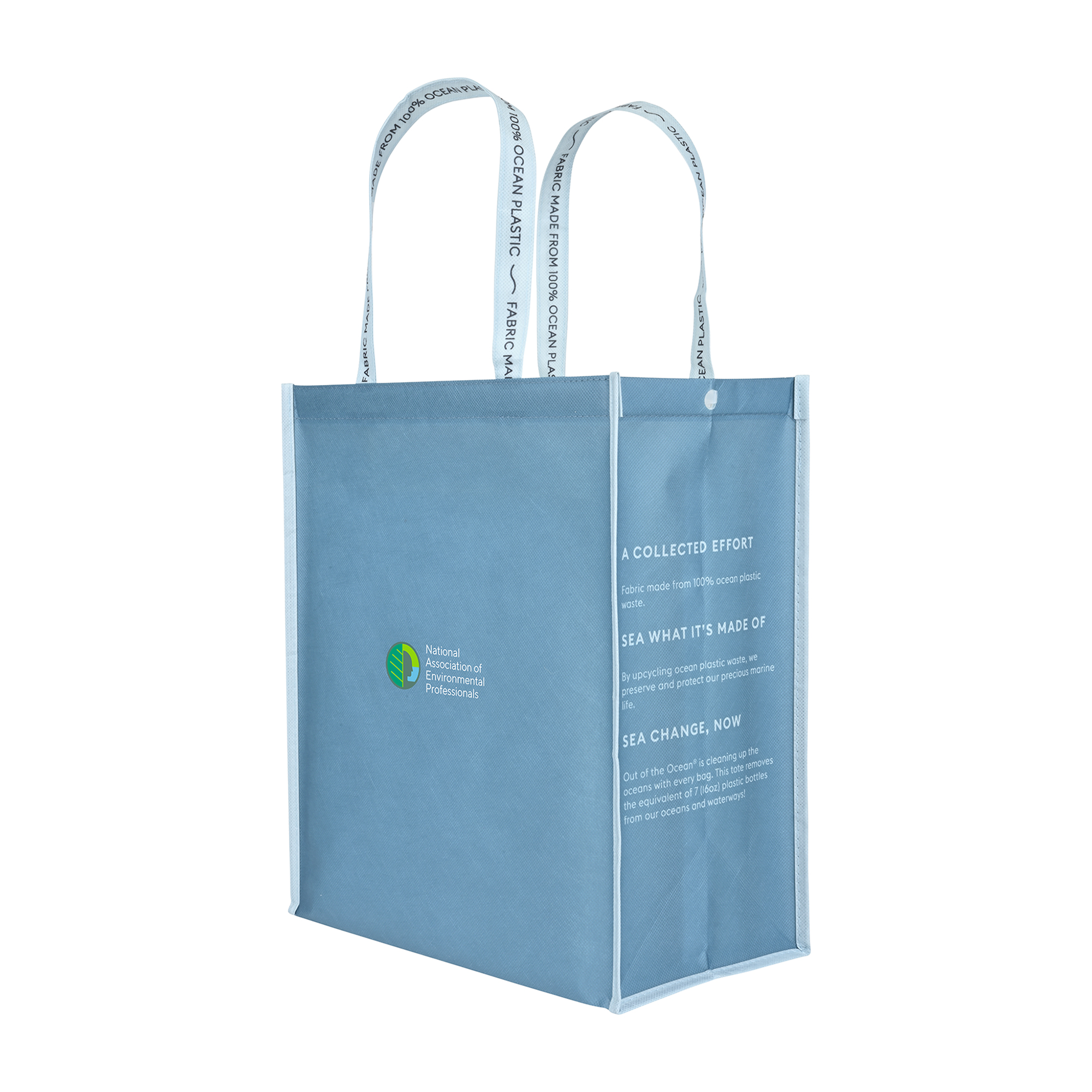 Picture of Out of the Ocean Reusable Large Shopper with Click N? Stay - Slate Grey