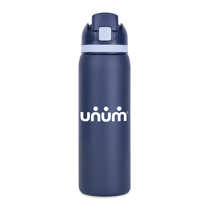 Picture of 27 Oz. Two-Toned Stainless Steel Straw Bottle