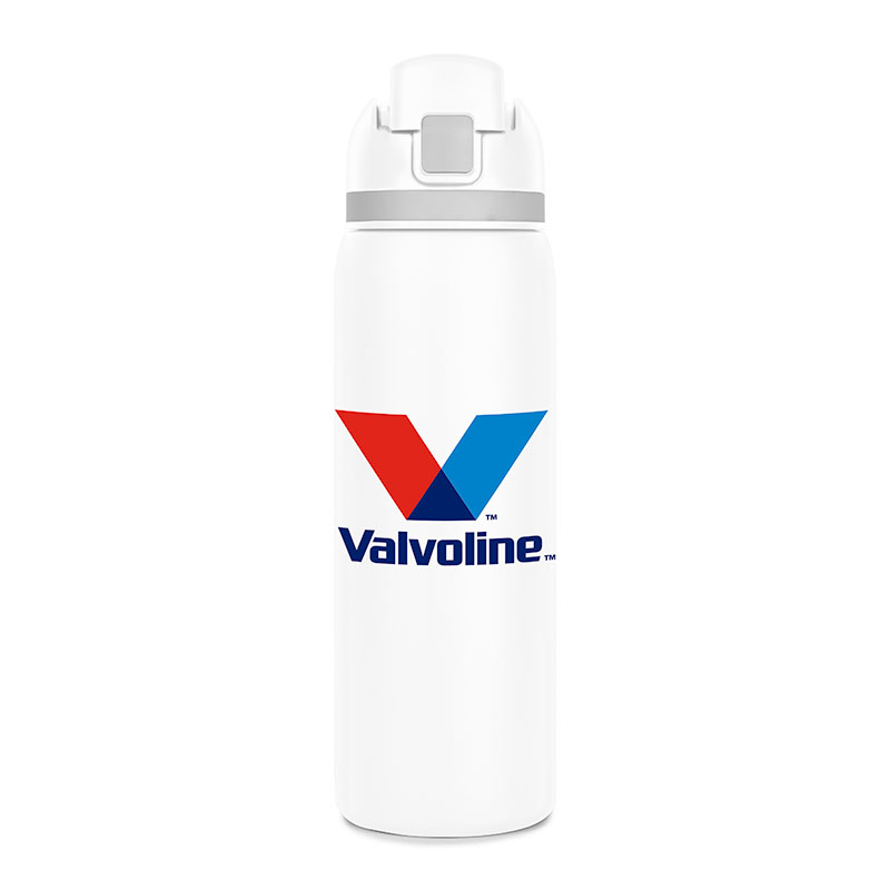 Picture of 27 Oz. Two-Toned Stainless Steel Straw Bottle