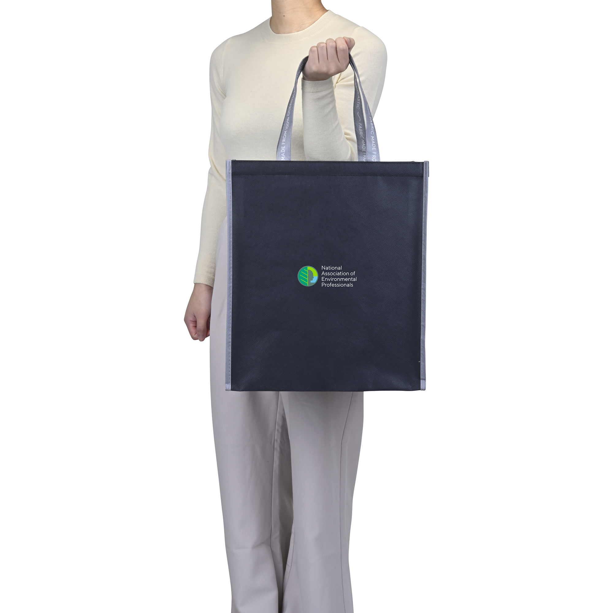 Picture of Out of the Ocean Reusable Large Shopper with Click N? Stay - Black