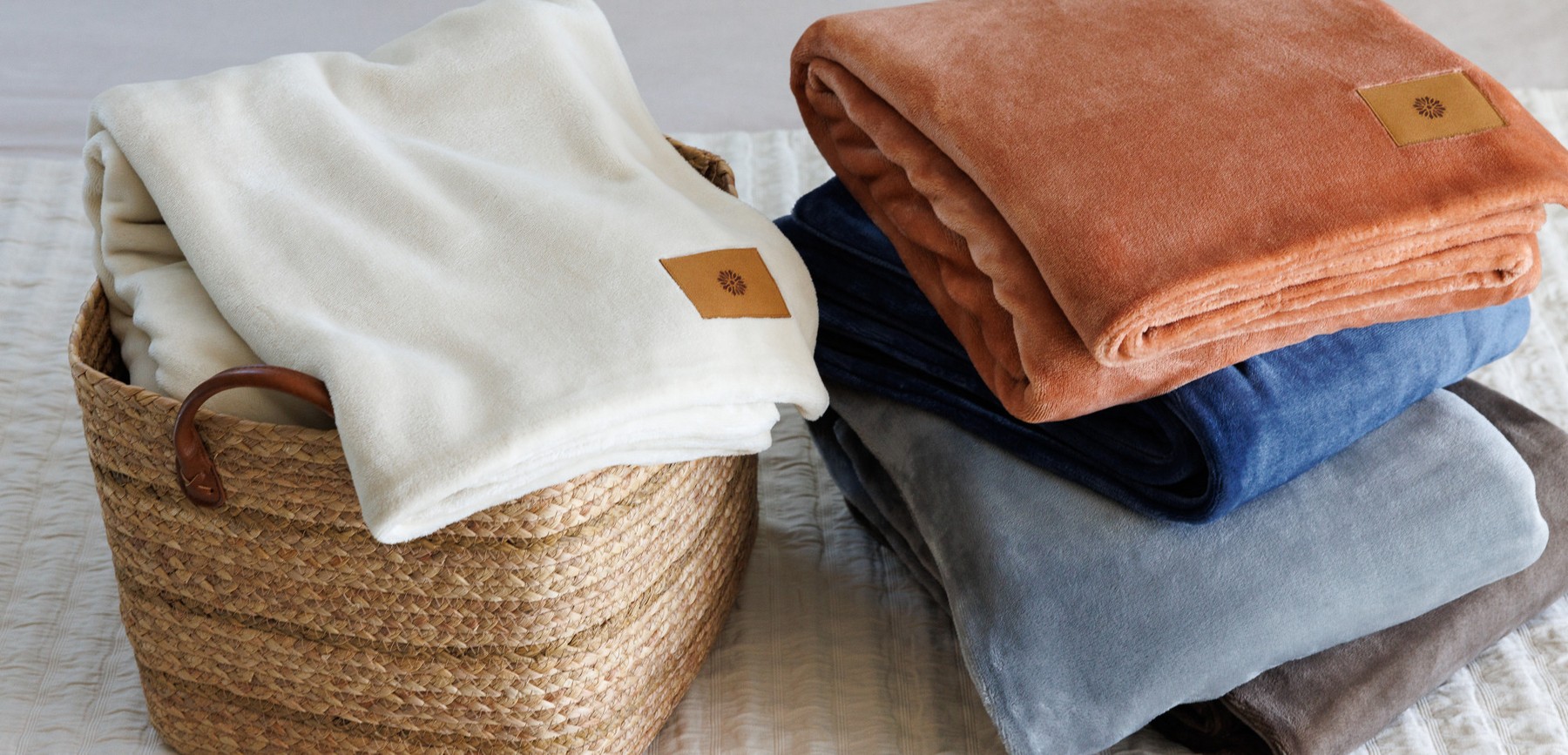 Picture of Mink Ever Soft Recycled Polyester Throw Blanket - Mocha