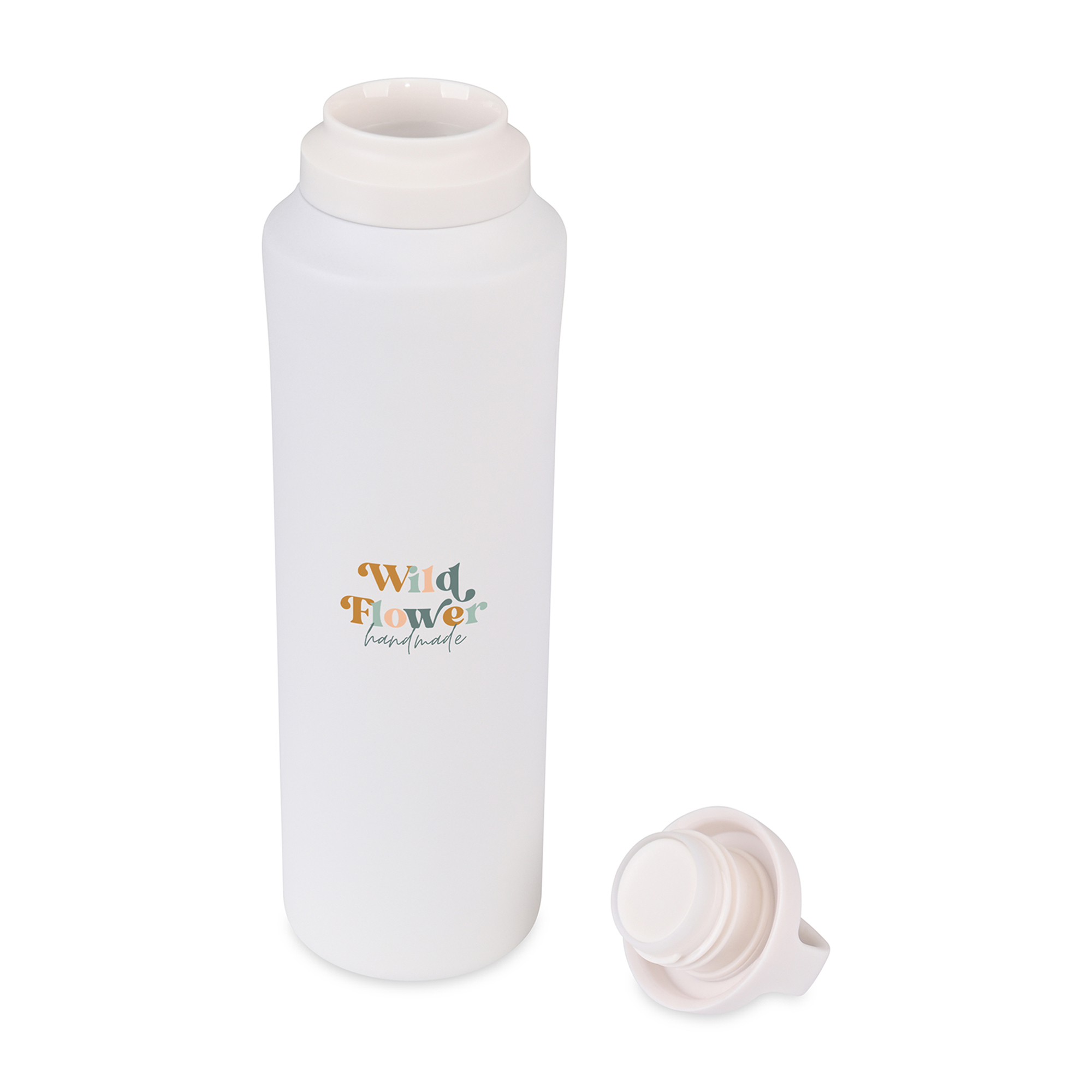 Picture of Aviana Rowan Recycled Stainless Steel Water Bottle - 25 Oz. - Marshmallow