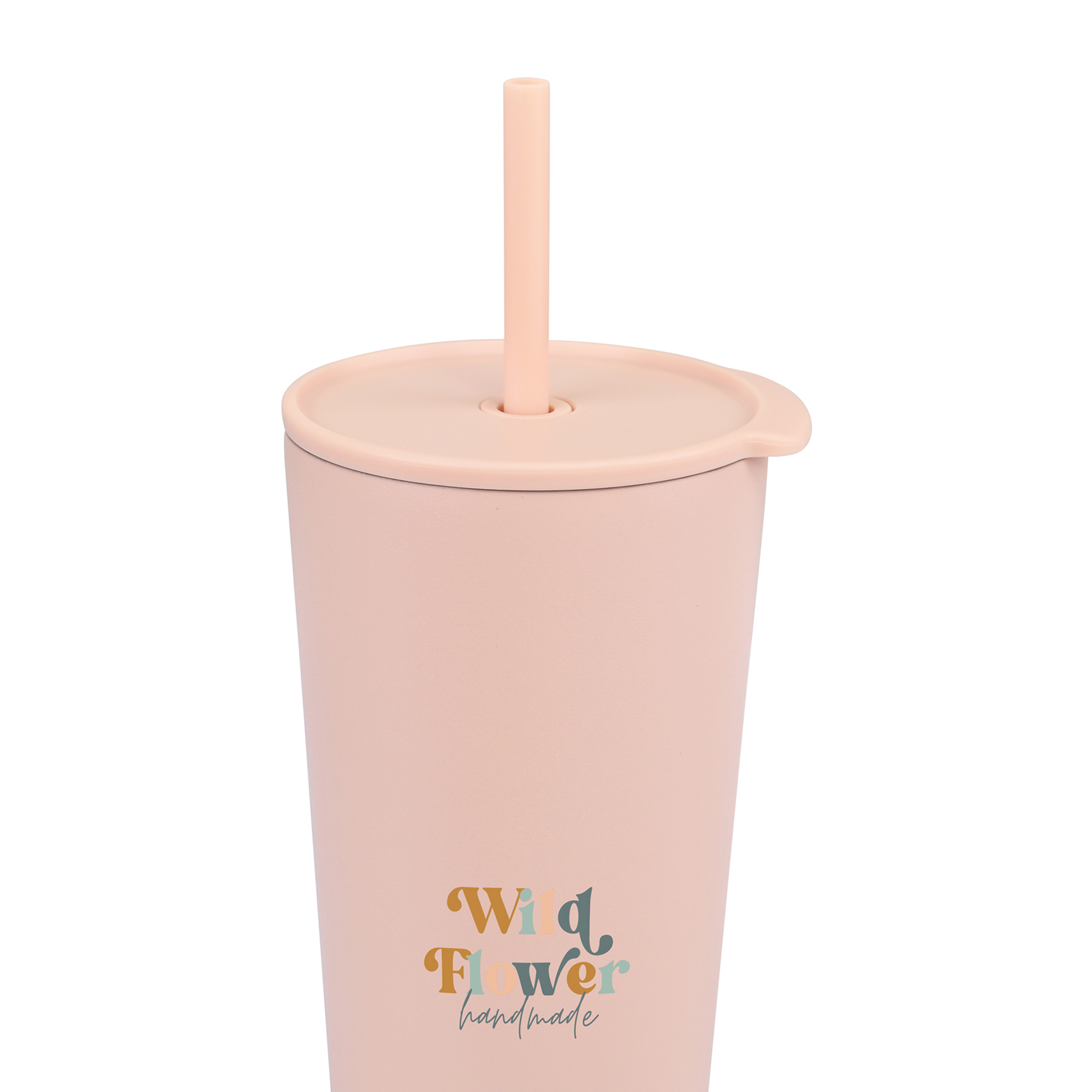 Picture of Aviana Rowan Recycled Straw Tumbler - 17 Oz. - Light Peach