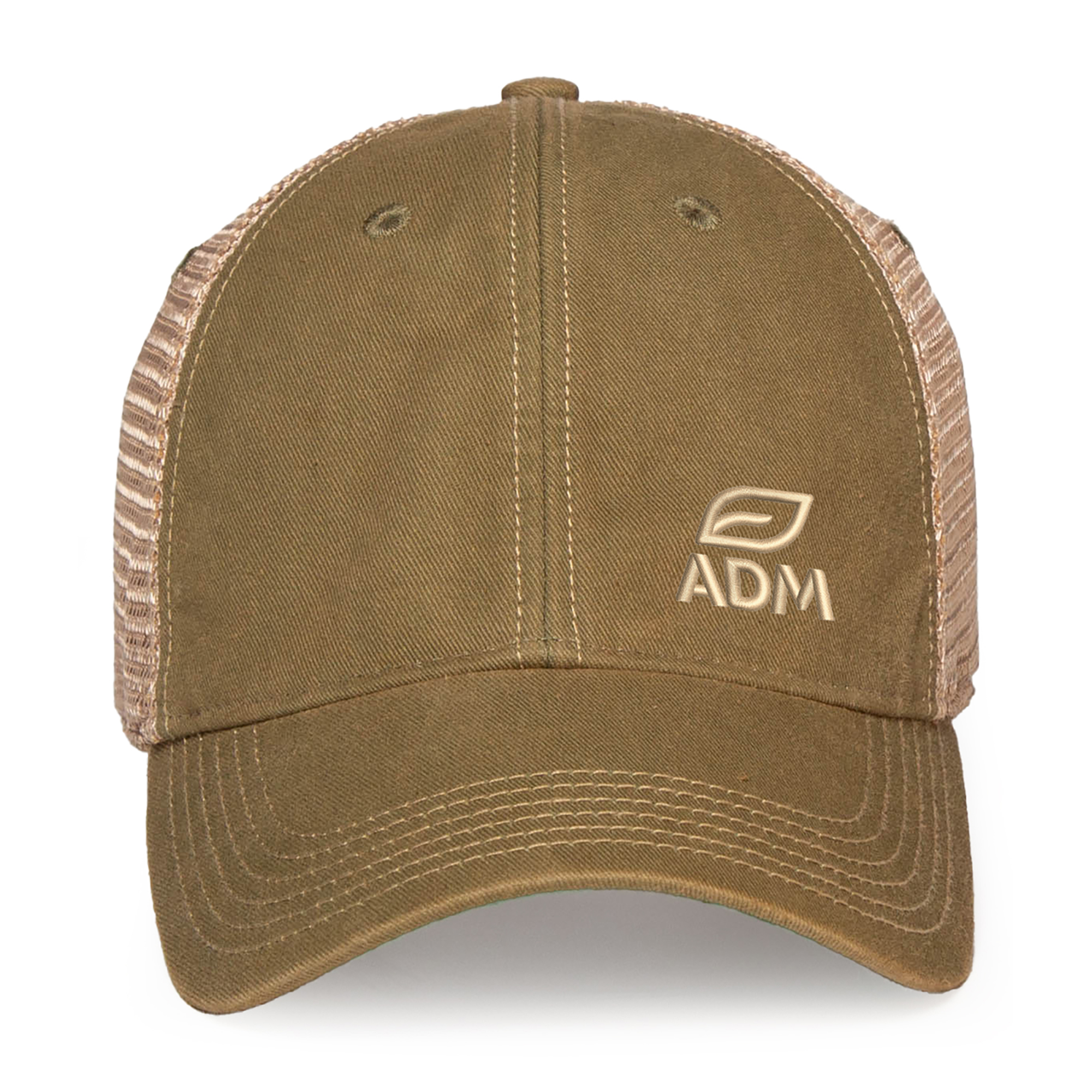 Picture of Merrimack Hat Co. Austin Vintage Trucker - Olive-Tan