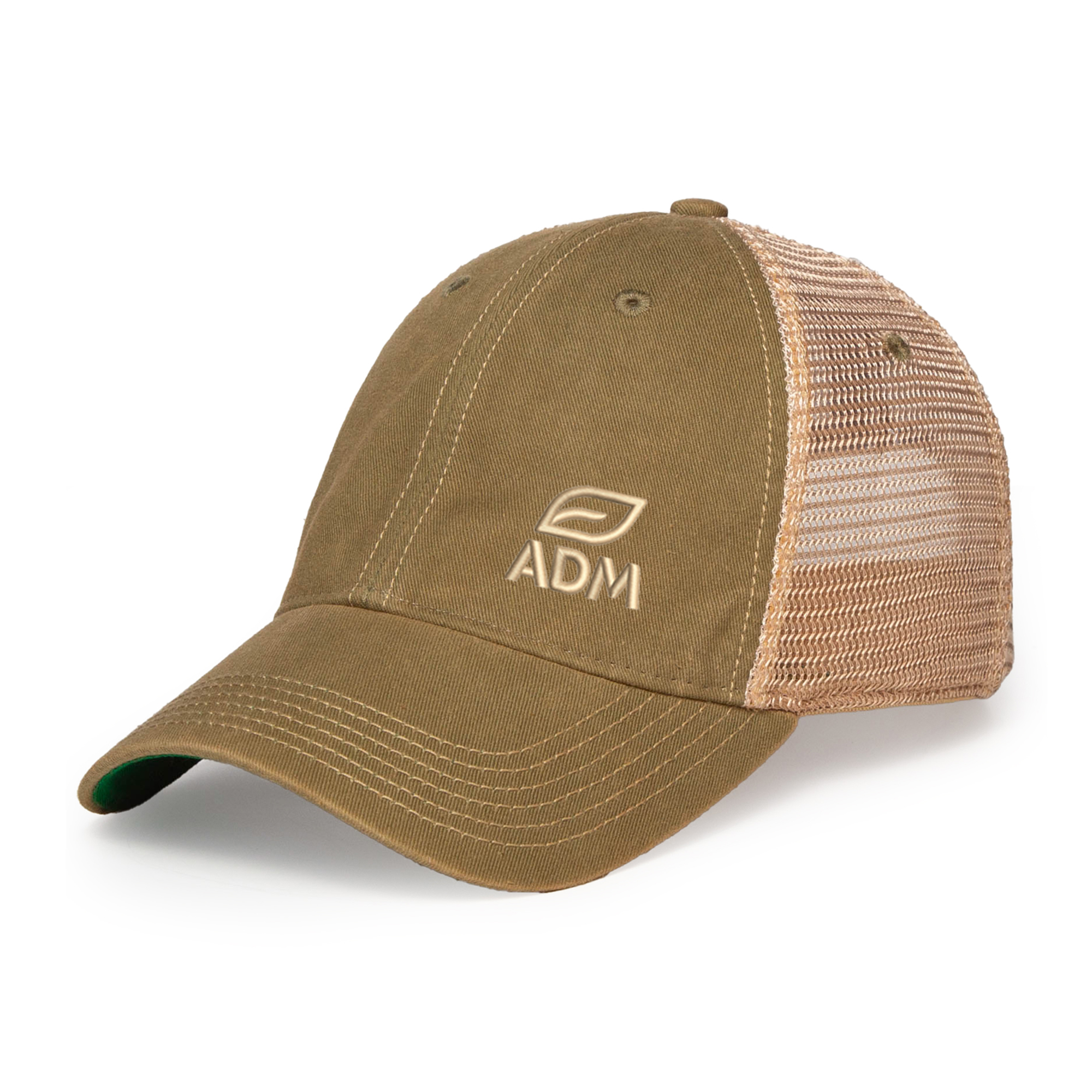 Picture of Merrimack Hat Co. Austin Vintage Trucker - Olive-Tan