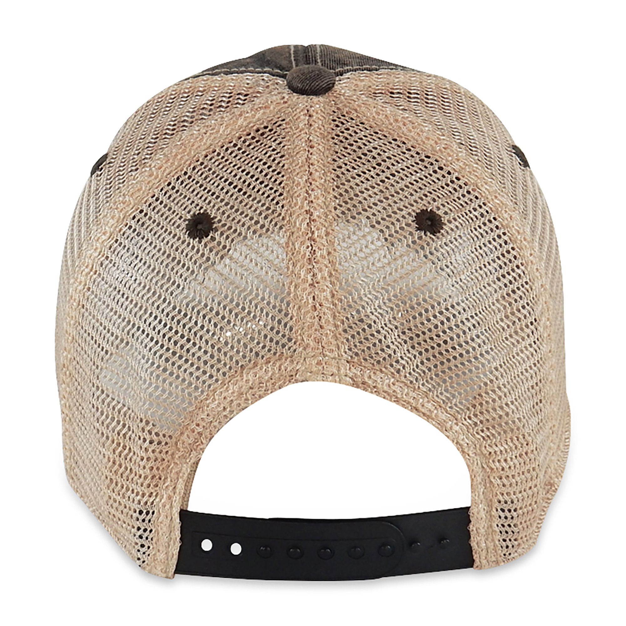 Picture of Merrimack Hat Co. Austin Vintage Trucker - Black-Tan