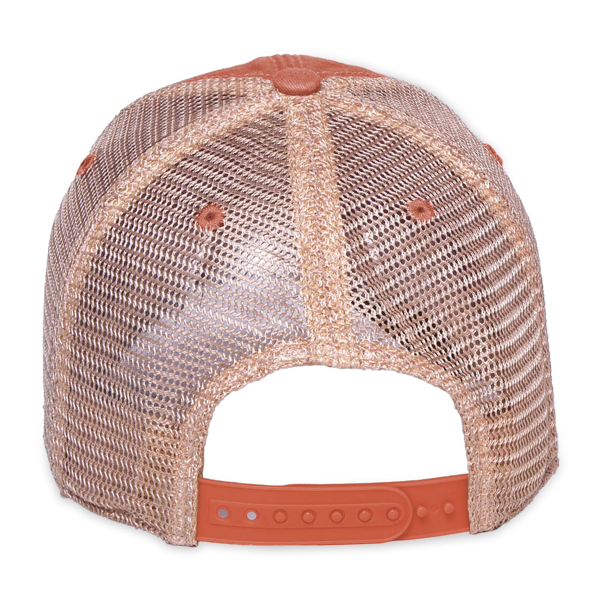 Picture of Merrimack Hat Co. Austin Vintage Trucker - Orange-Tan