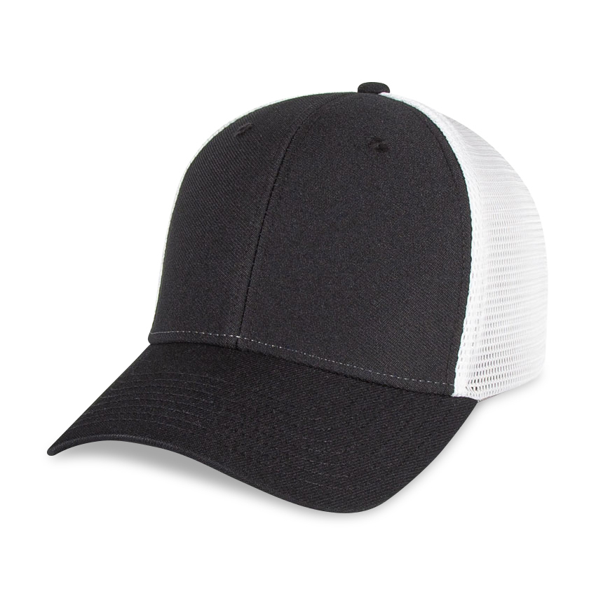 Picture of Merrimack Hat Co. Casey Performance Trucker - Black-White