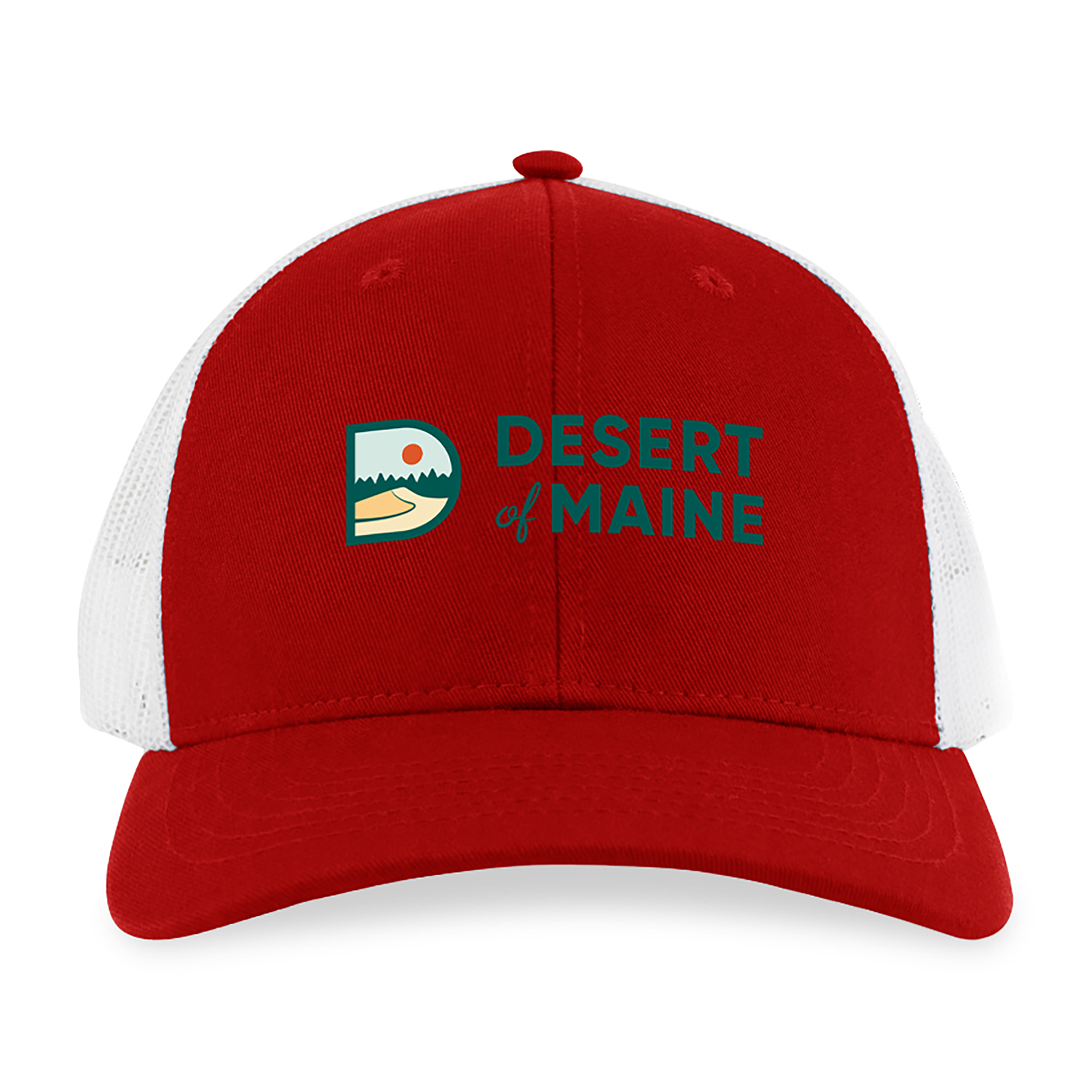Picture of Merrimack Hat Co. Colt Trucker - Scarlet-White