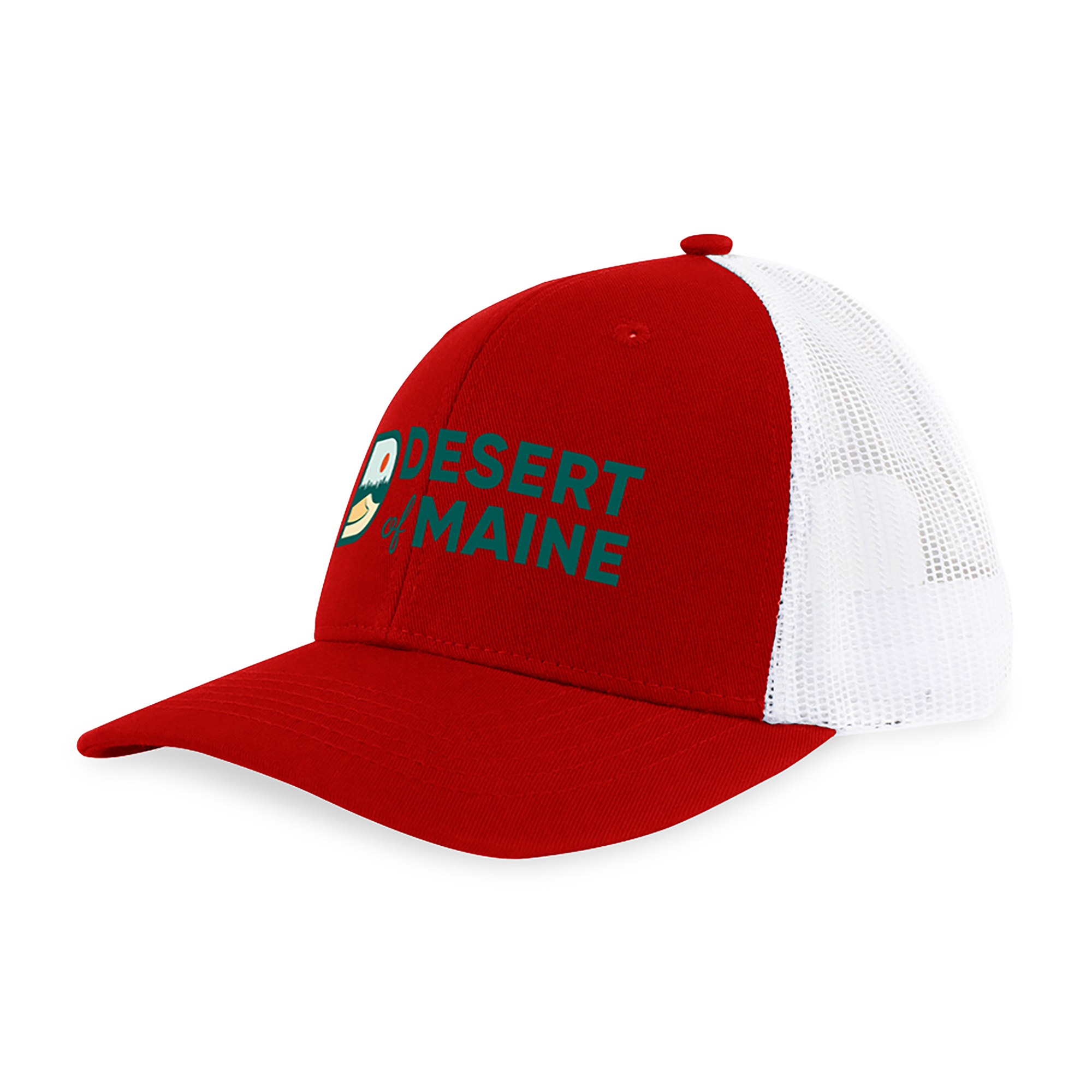 Picture of Merrimack Hat Co. Colt Trucker - Scarlet-White