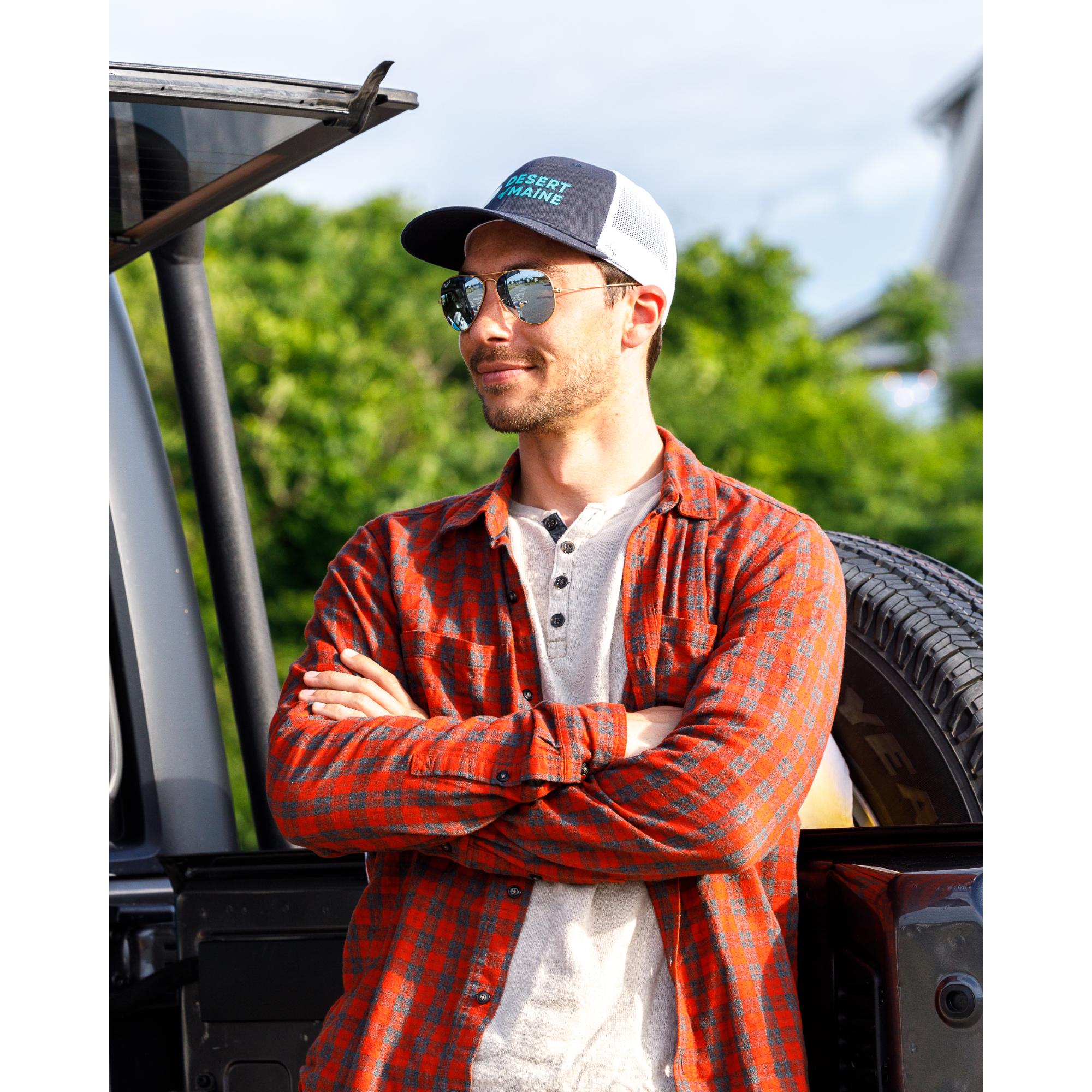Picture of Merrimack Hat Co. Colt Trucker - Navy-White