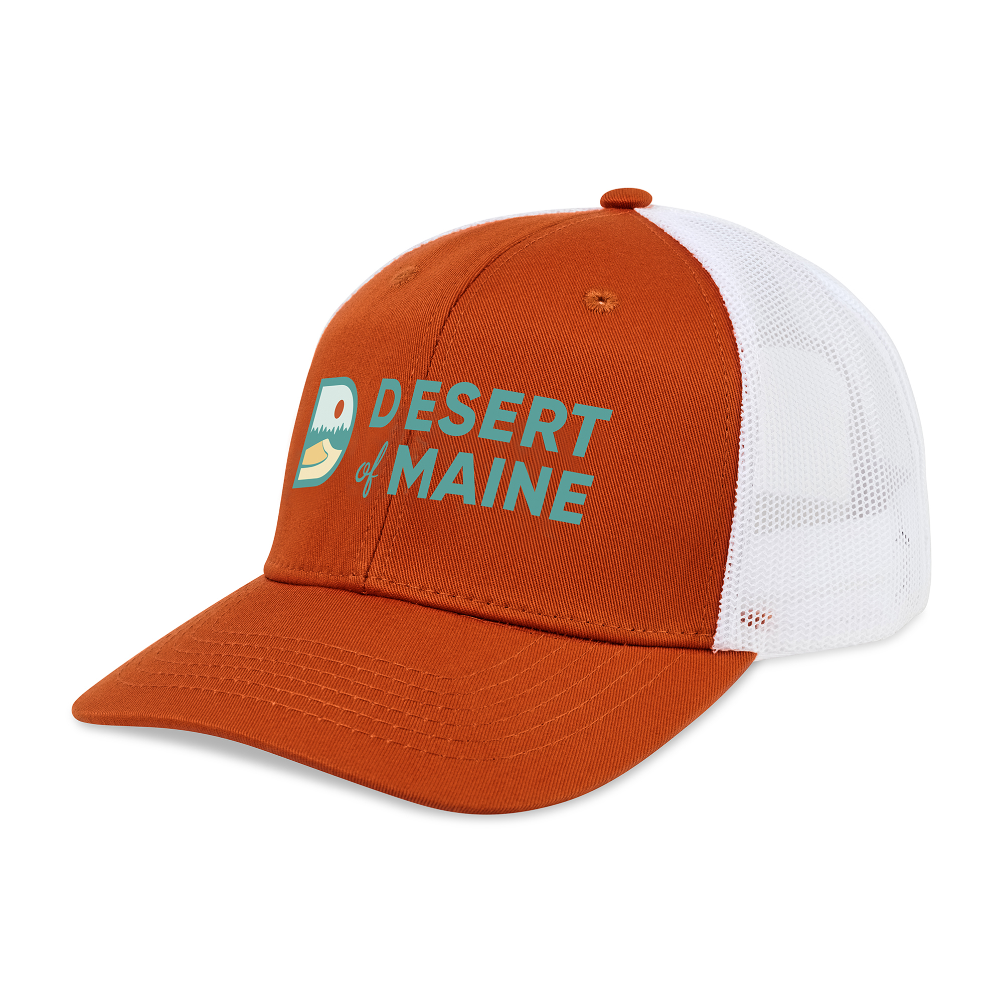 Picture of Merrimack Hat Co. Colt Trucker - Orange-White