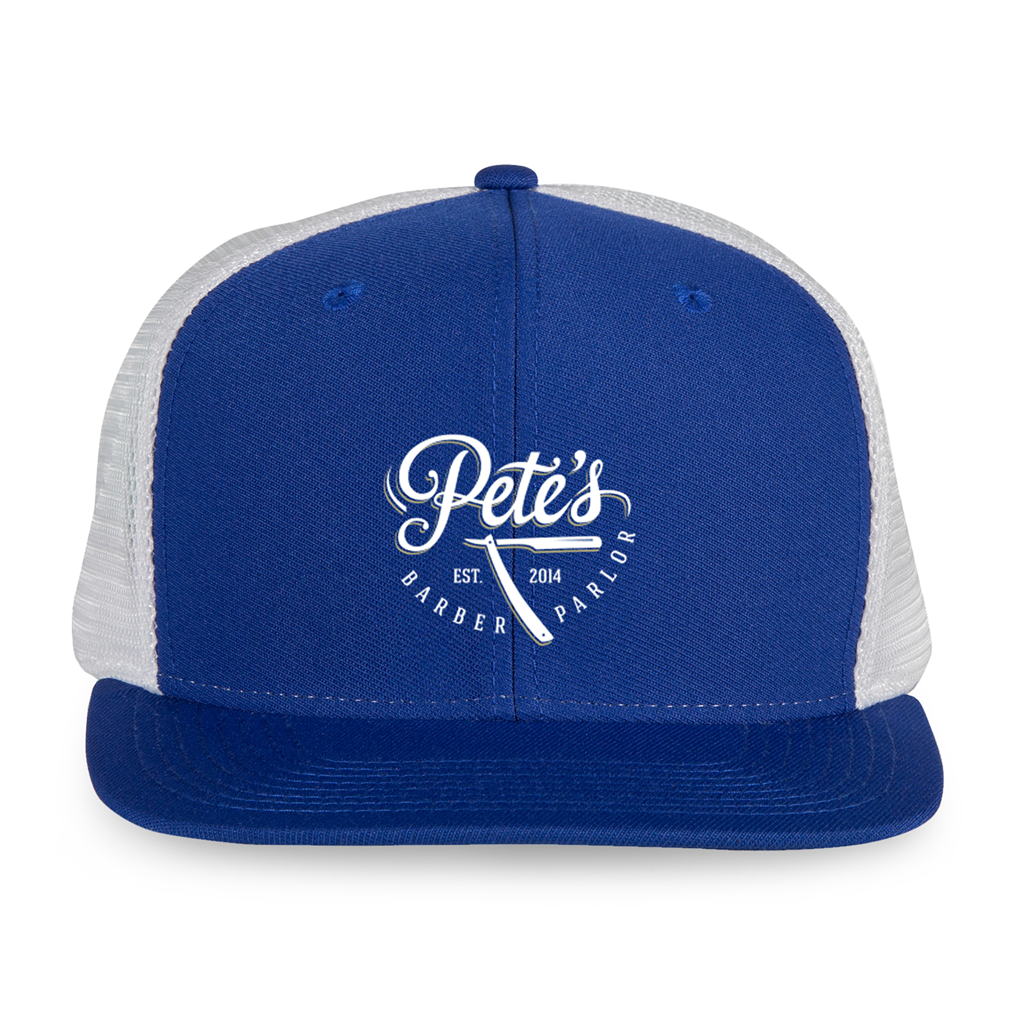 Picture of Merrimack Hat Co. Axel Trucker - Royal-White