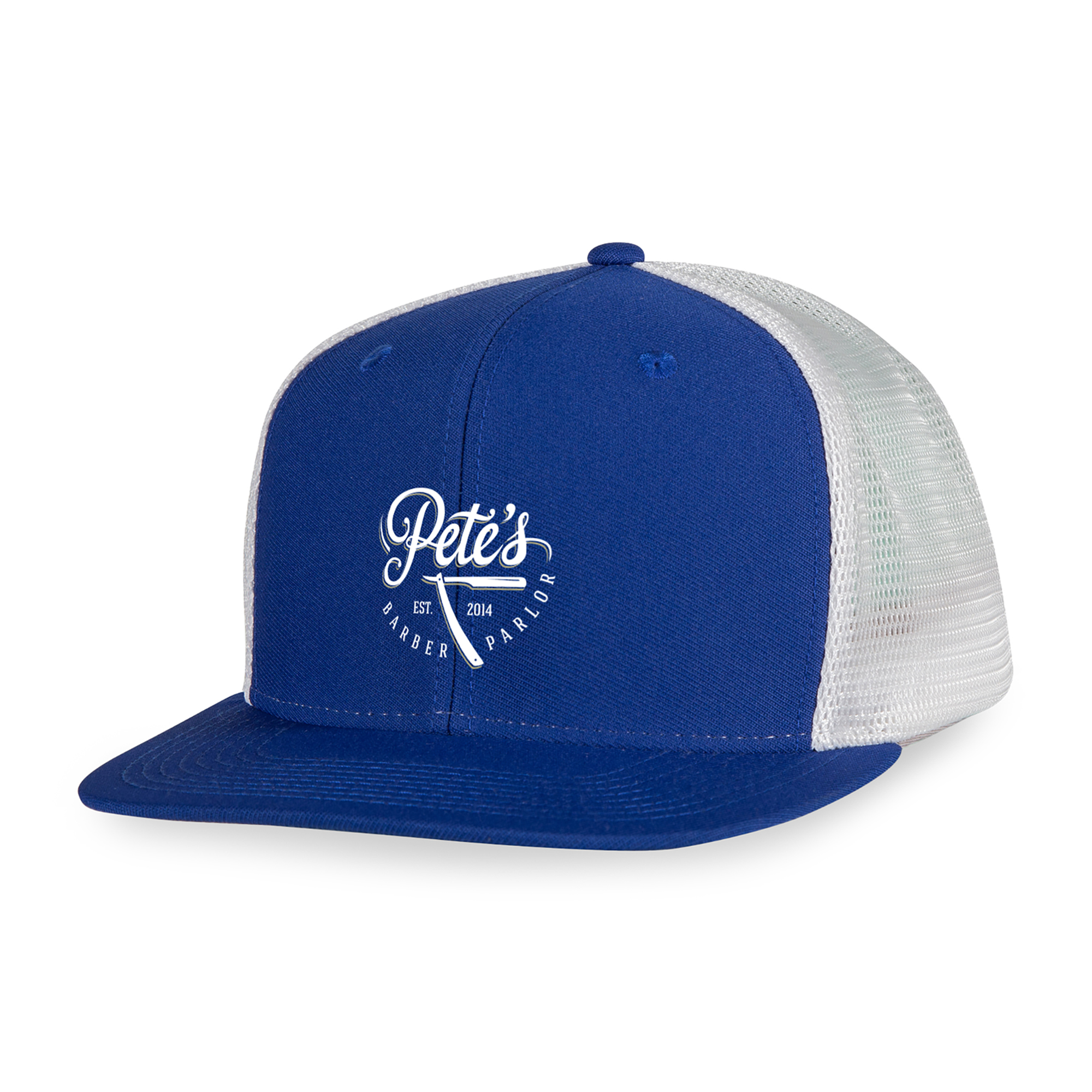 Picture of Merrimack Hat Co. Axel Trucker - Royal-White
