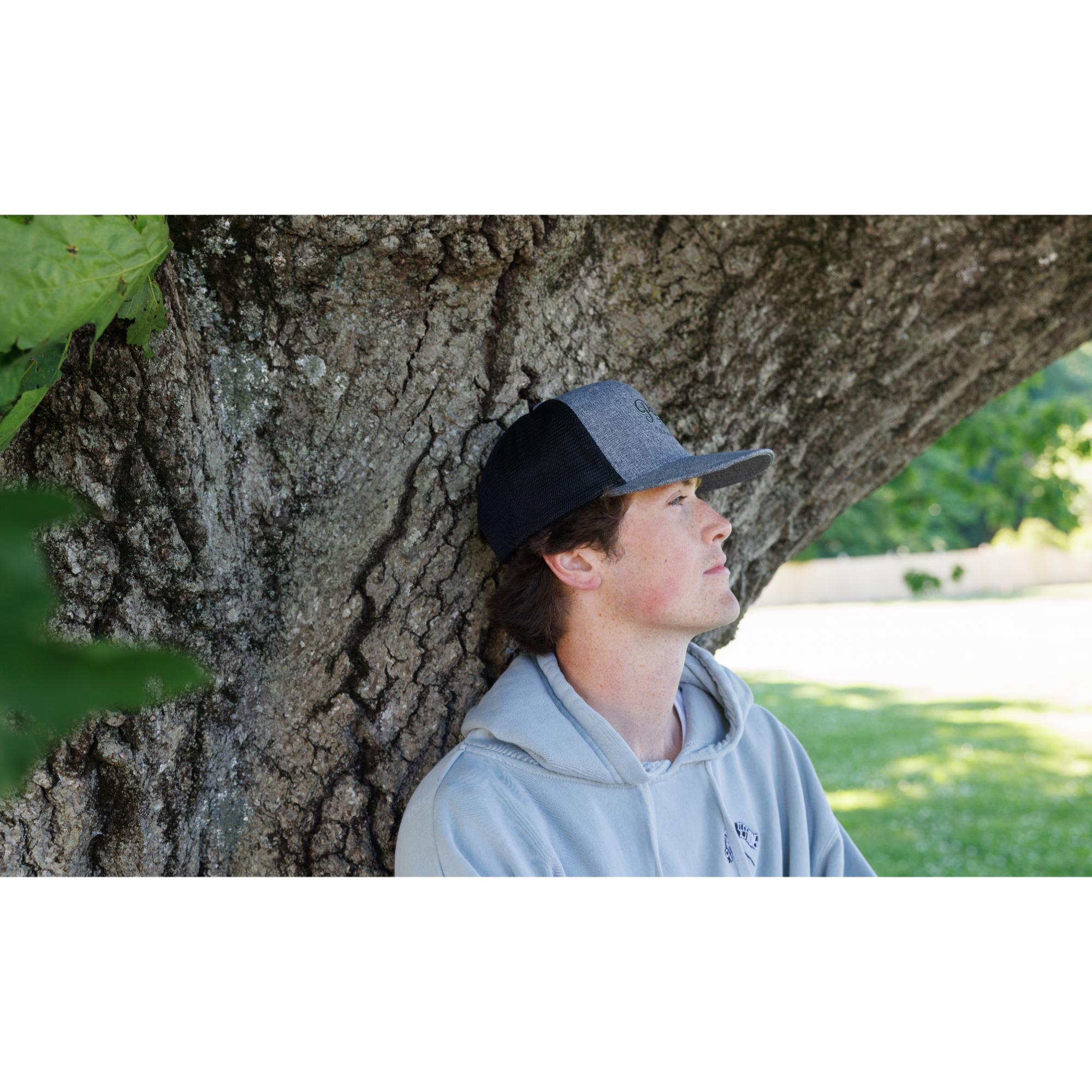 Picture of Merrimack Hat Co. Axel Trucker - Heather Grey-Black