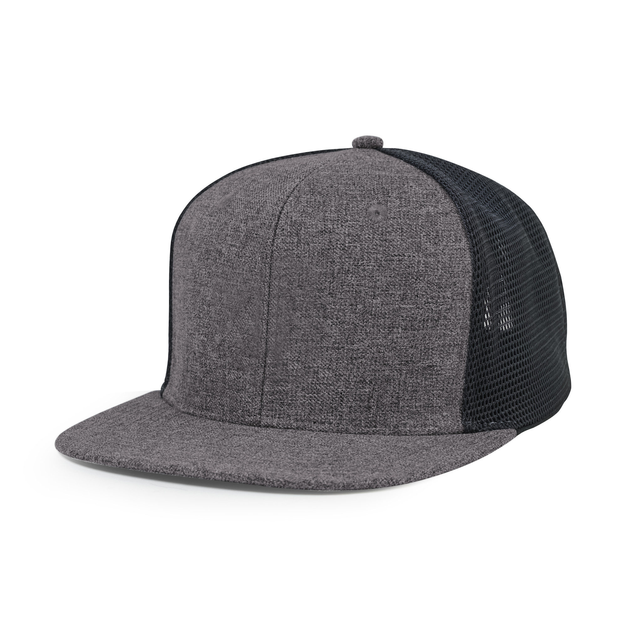 Picture of Merrimack Hat Co. Axel Trucker - Heather Grey-Black