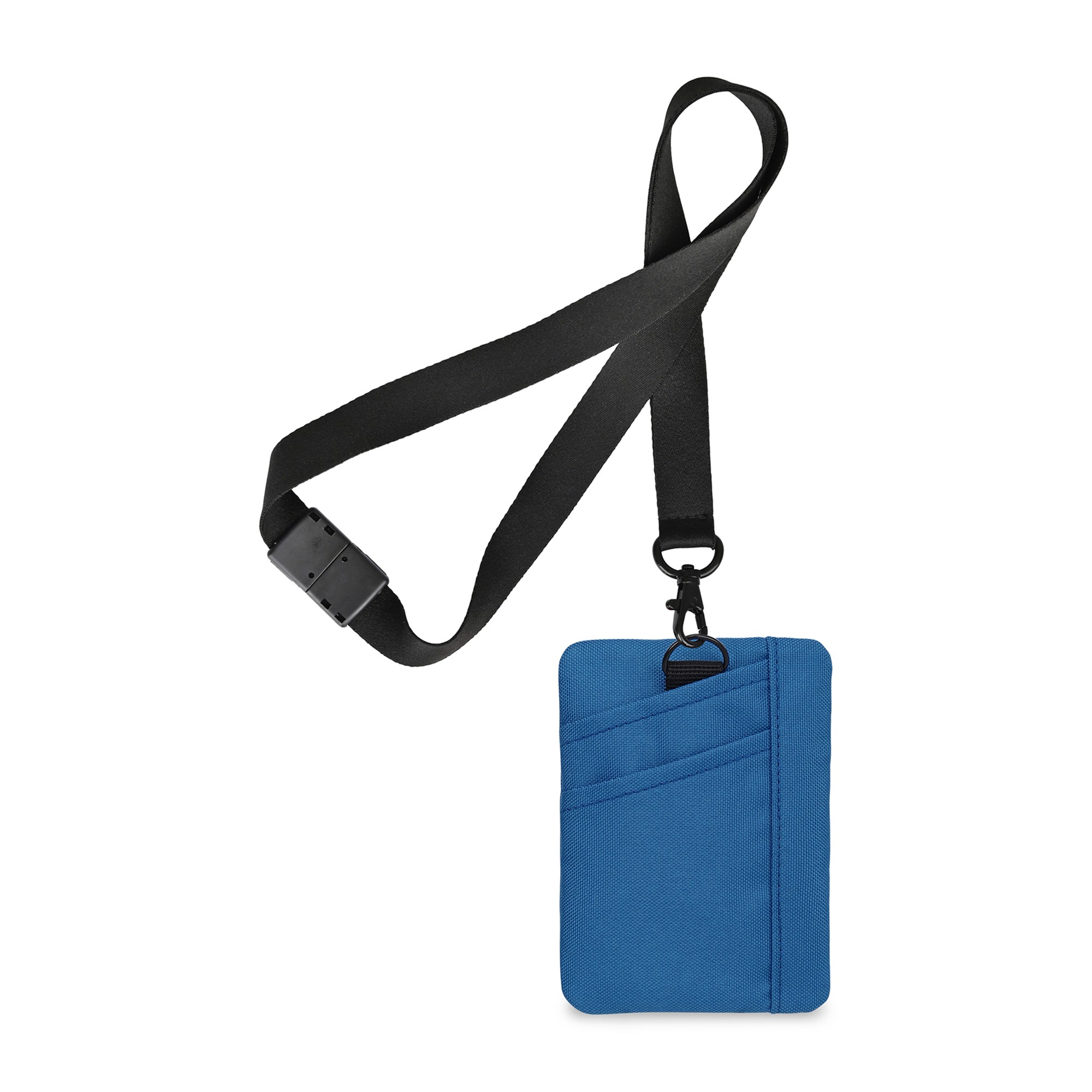 Picture of Rally Recycled ID Pouch Lanyard - Royal Blue