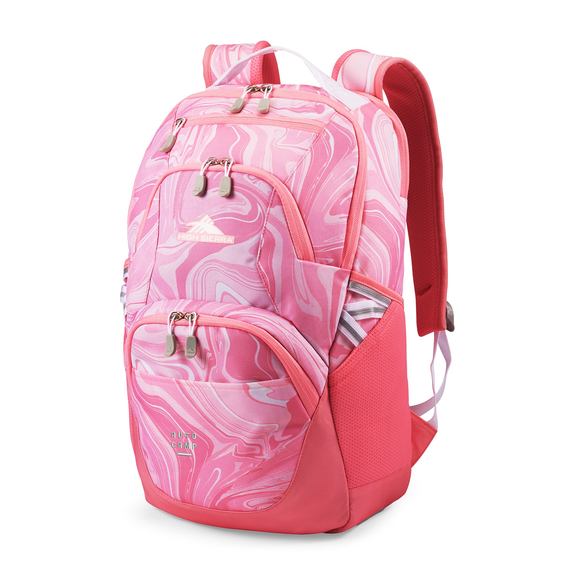 Picture of High Sierra Swoop SG Laptop Backpack - Pink Marble-Bubblegum Pink
