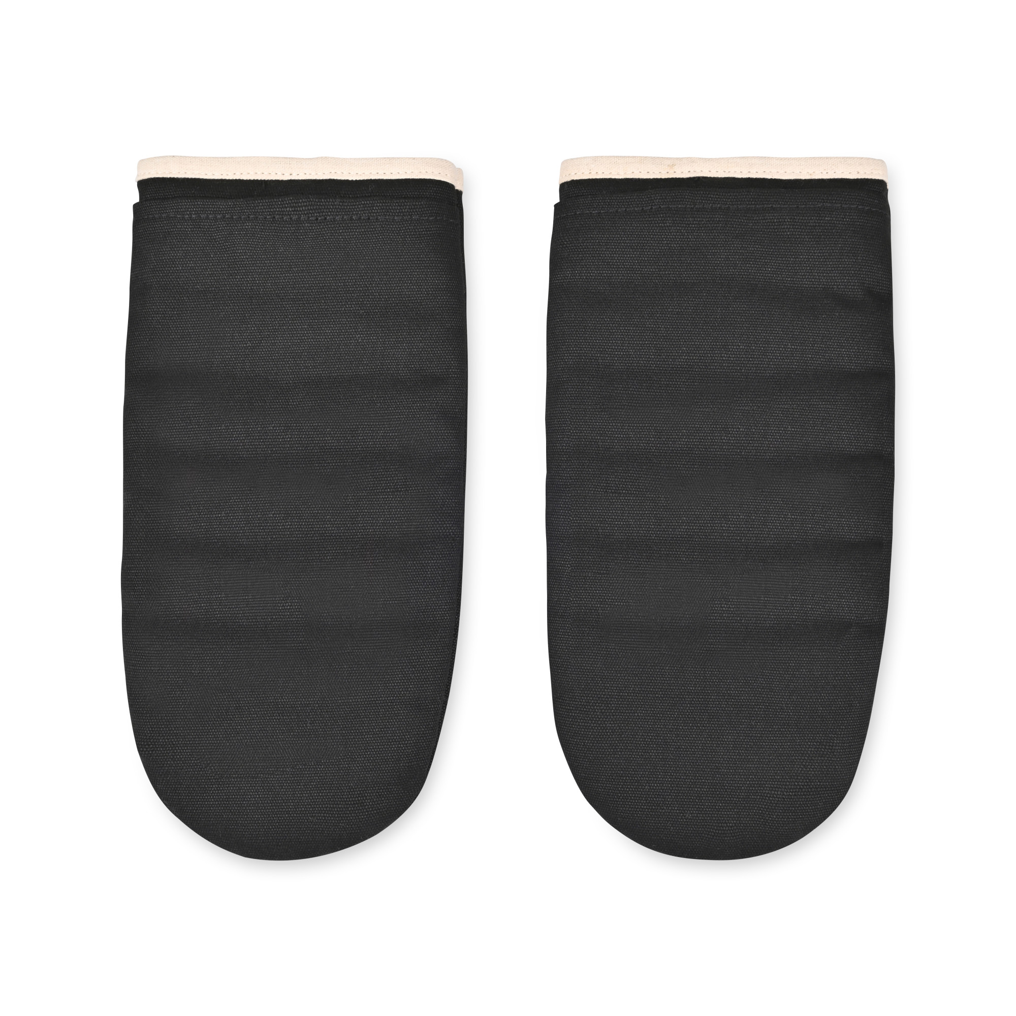 Picture of La Cuisine Recycled Cotton Oven Mitt Set - AWARE - Black