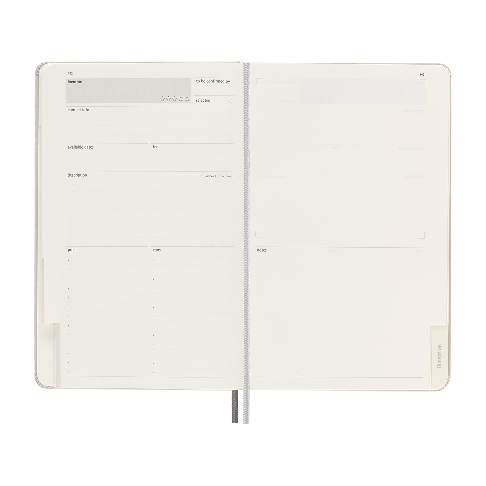 Picture of Moleskine Passion Journal - Wedding - Pearl Grey